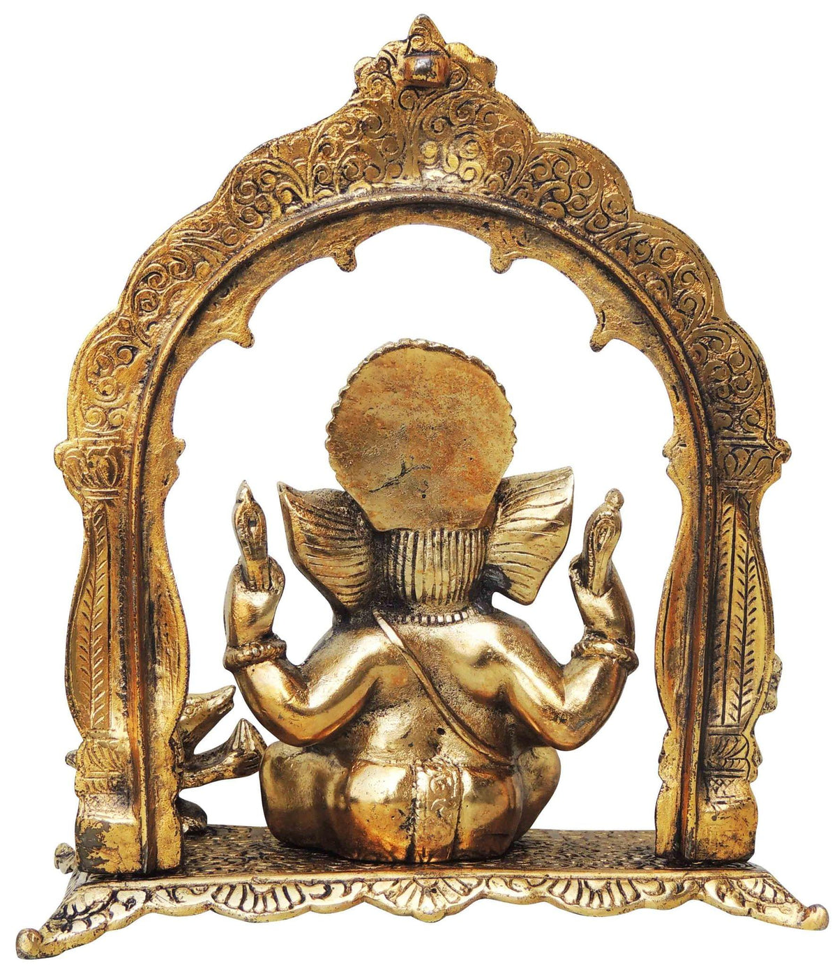 Showpiece Ganeshji darbar big gold - 8.5*5*10 inch (AS175 G)