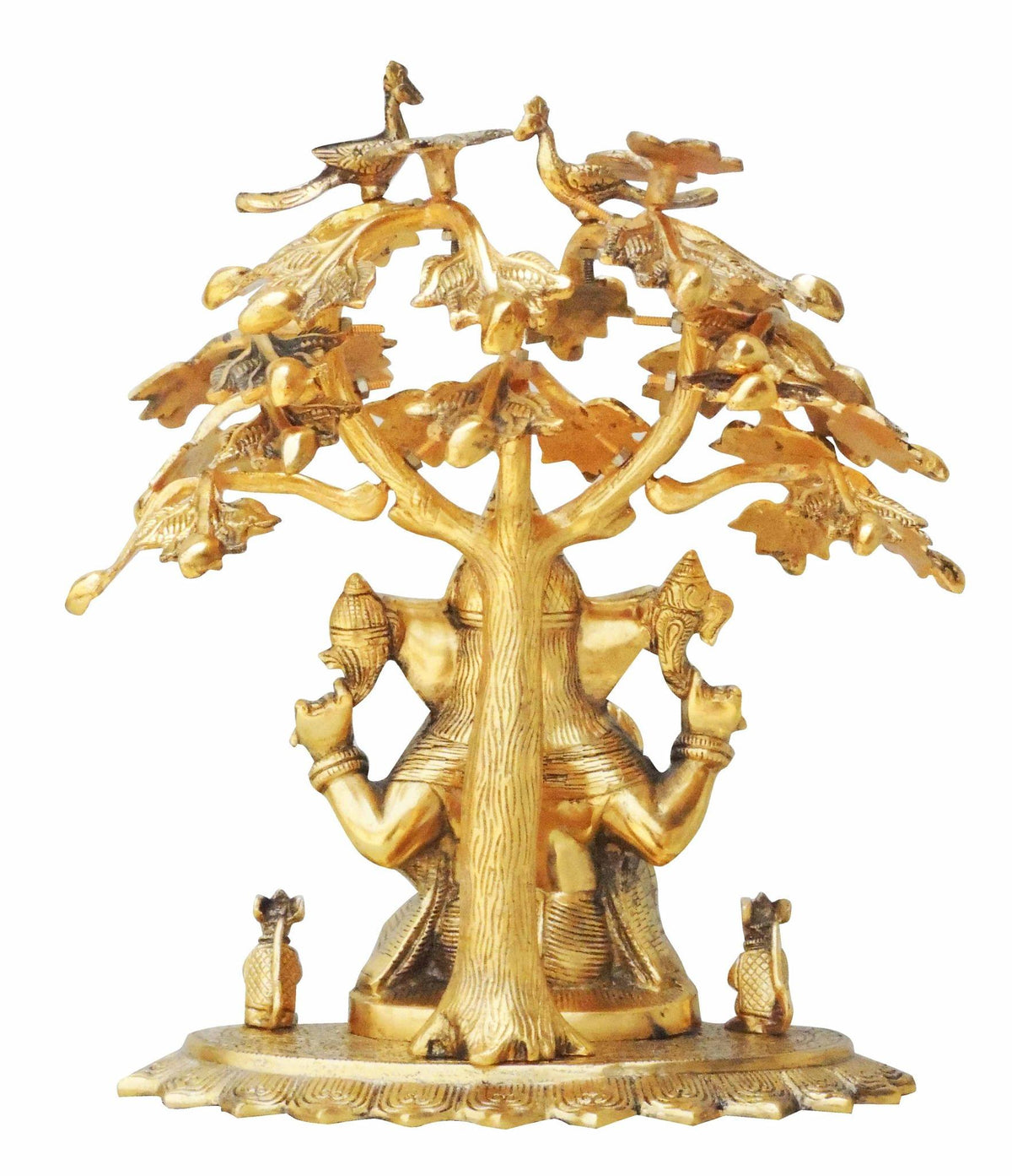 Aluminium Ganeshji Tree Big Gold -12*8*15 Inches (AS205 G)