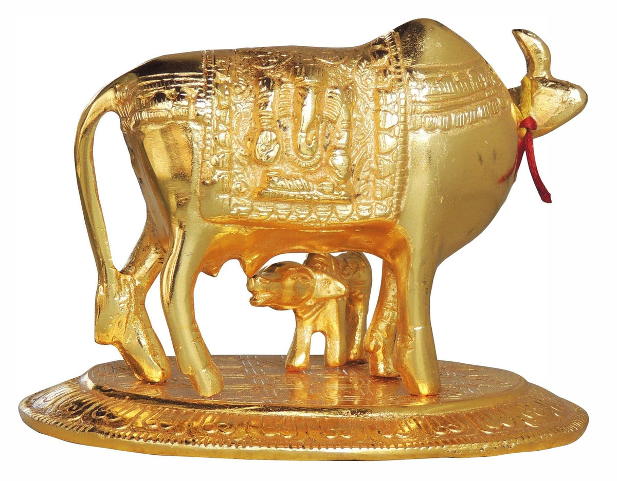 Showpiece Cow Statue - 6.5*4.8*5 inch (AS217 G)