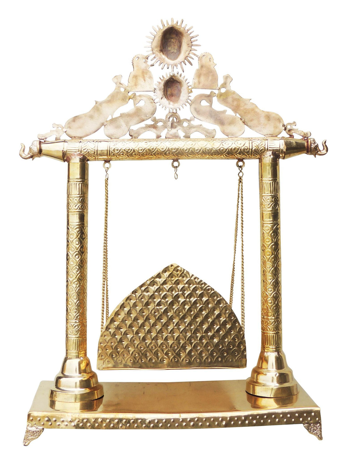 Brass Showpiece Jhula - 27.5*10.6*36 Inch (AS227 G)