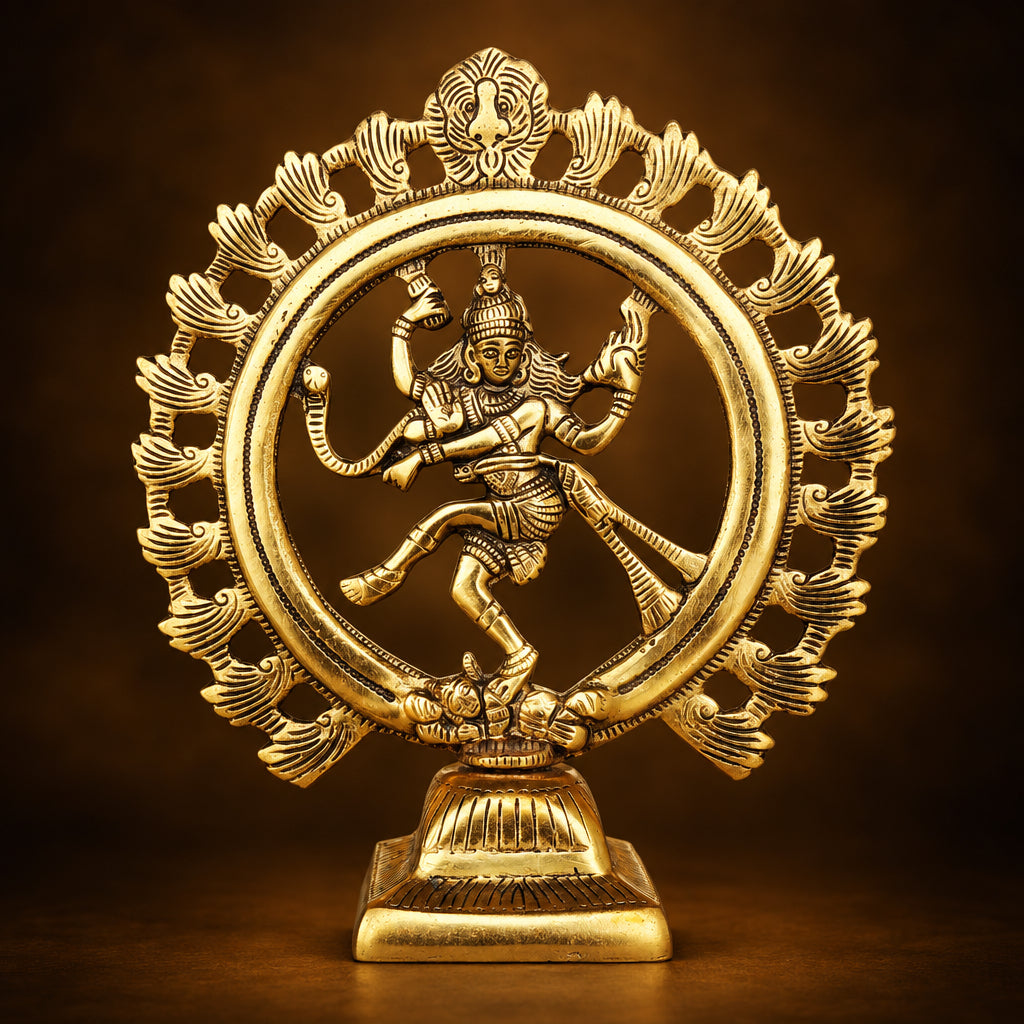Showpiece Nataraja Statue- 8.6*3.3*9.9 inch (AS247 G)