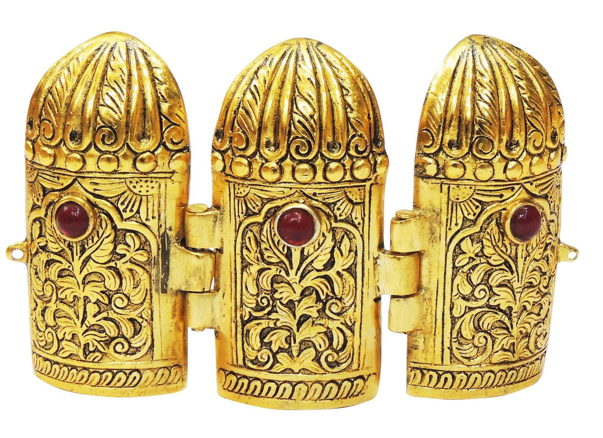 Showpiece Ram Darbar Statue - 8.5*1.5*5.3 inch (AS276 G)