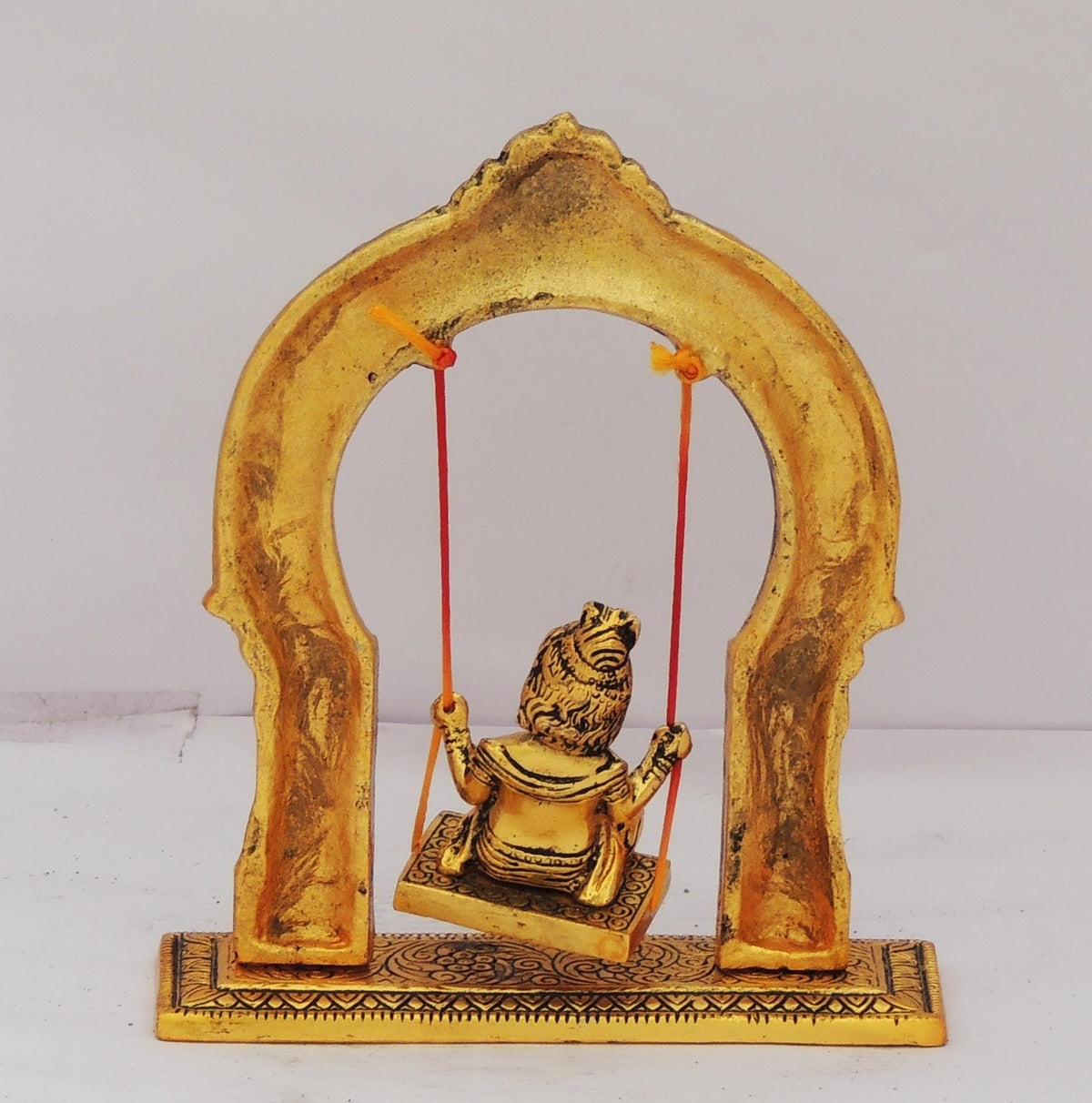 Aluminium Laddu Gopal with Jhula -8*2.5*9 (AS317 G)
