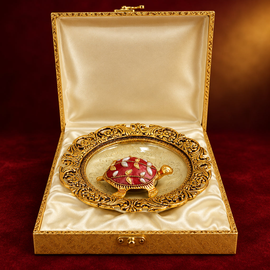 Aluminium Showpiece Plate - 6.5*6.5*1.5 Inch (AS513 G)