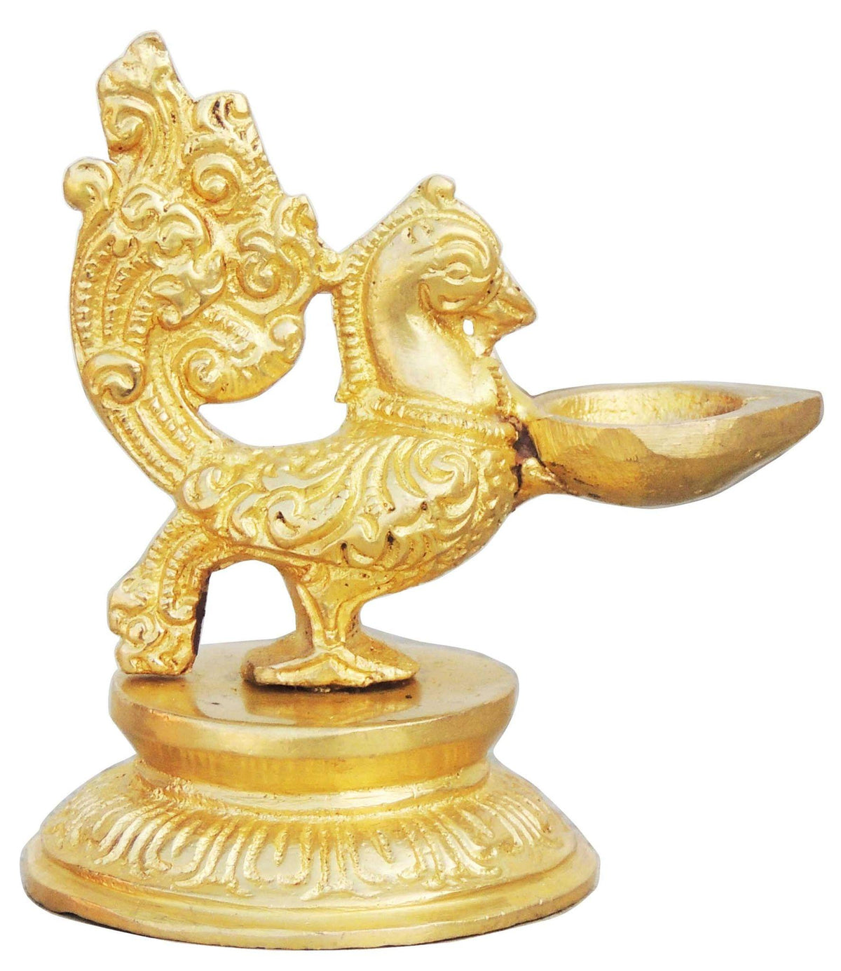 Brass Showpiece Murga Deepak Statue - 2.5*2*3 Inch (BS028)
