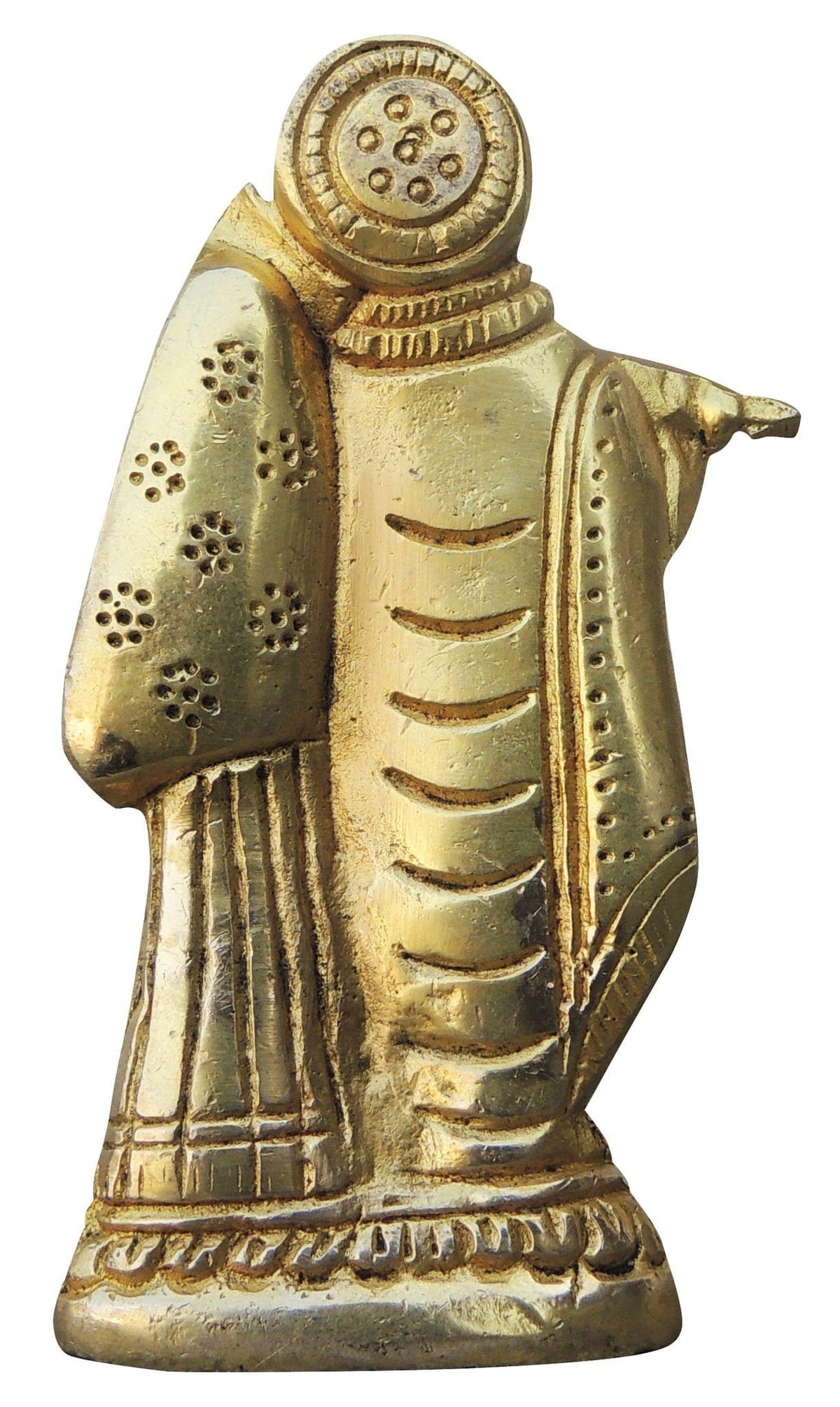 Brass Showpiece Radha Krishna God Idol Statue - 2*0.9*3.7 inch (BS1007 C)
