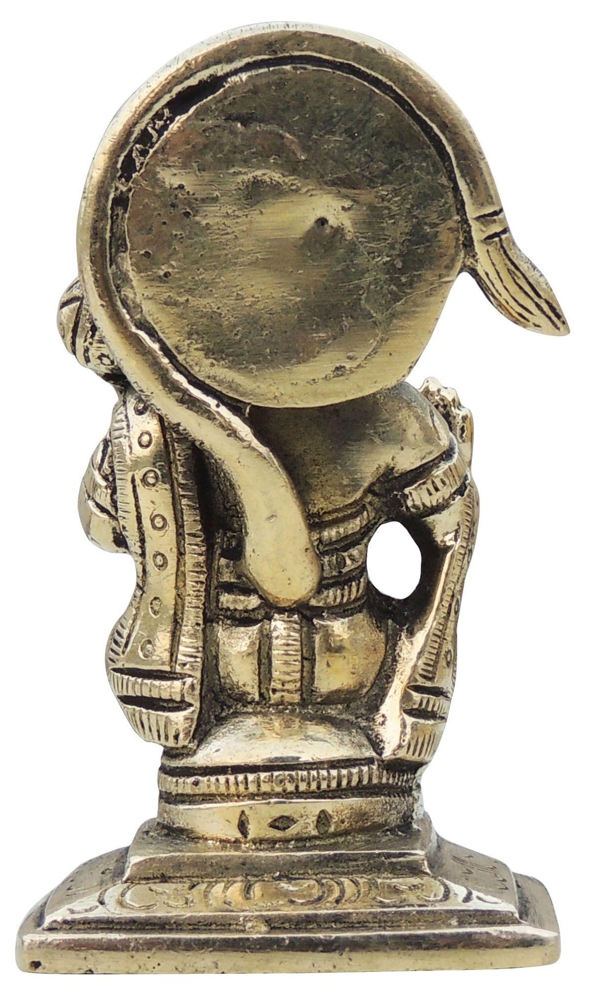 Brass Showpiece Hanuman Ji God Idol Statue - 2*1.6*3.1 Inch (BS1032 C )