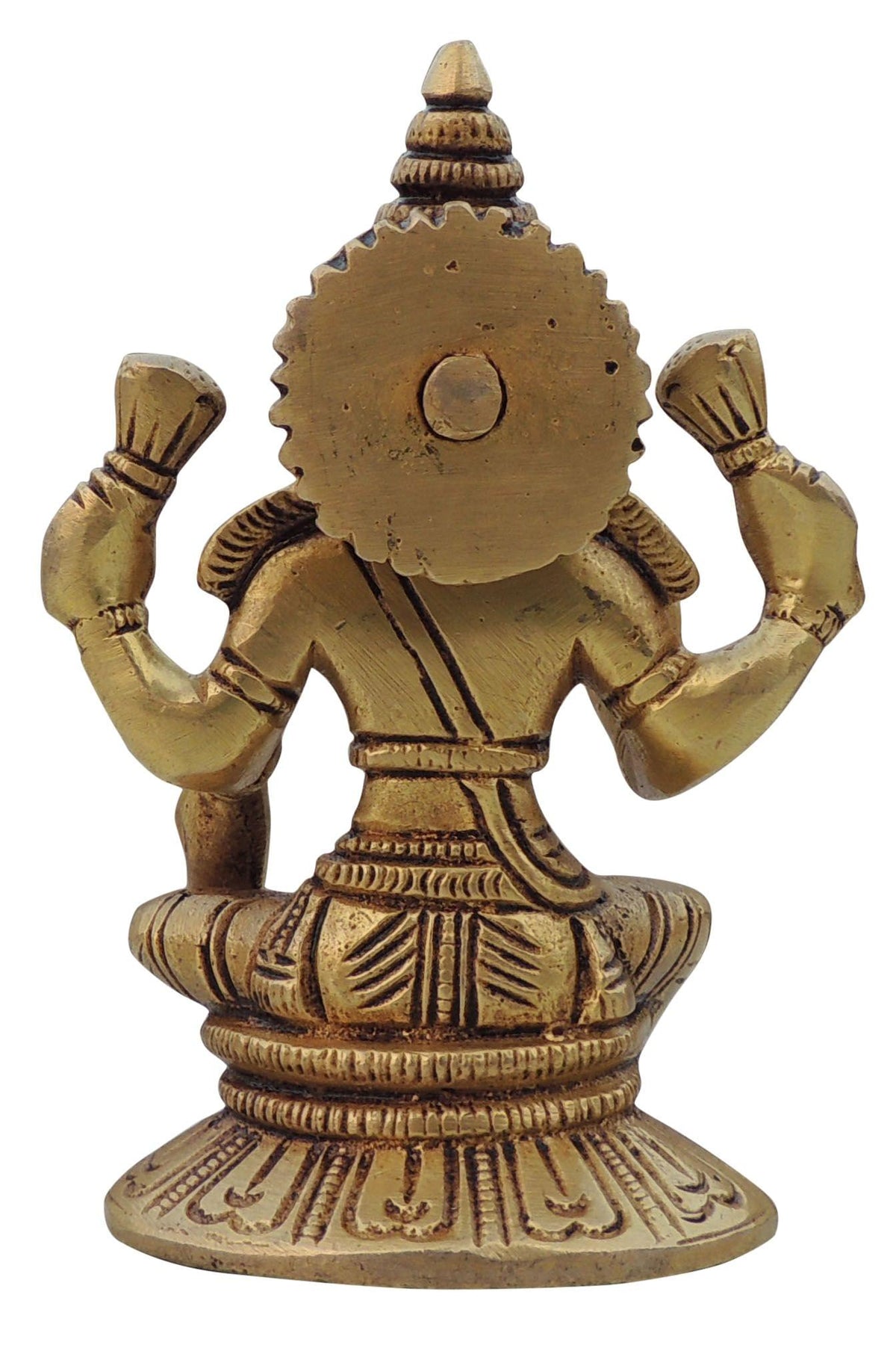 Brass Showpiece Laxmi Ji God Idol Statue - 2.5*2.5*5 inch (BS1041 L)