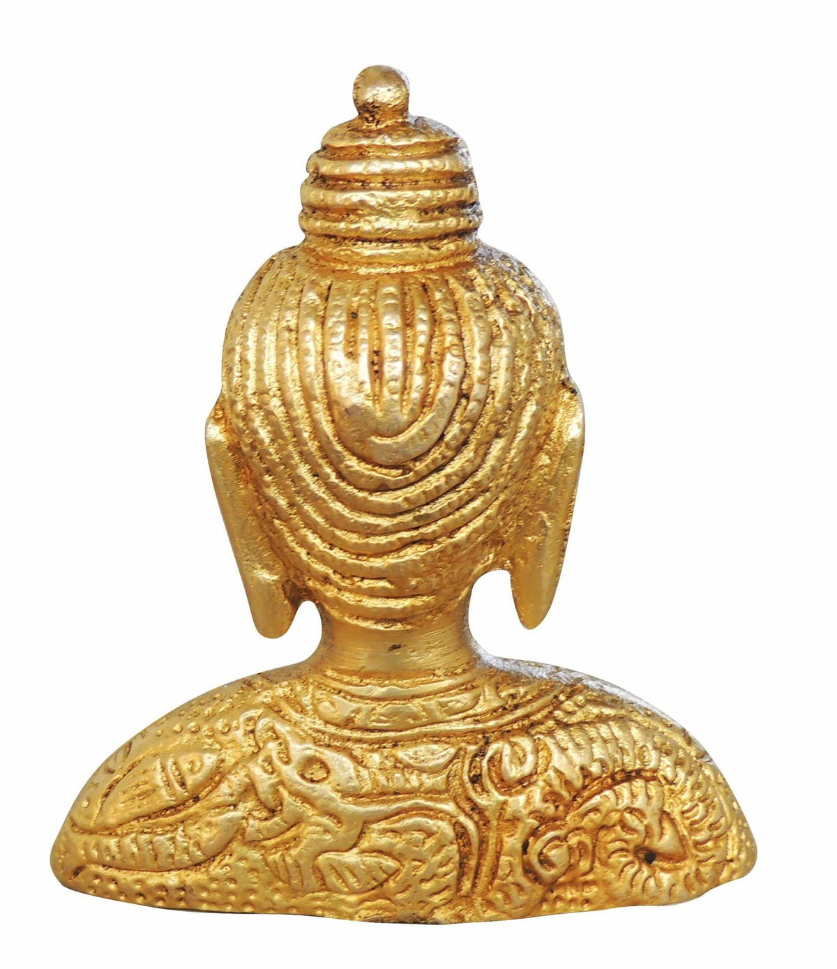 Brass Showpiece Buddha Half Statue - 2.7*1*3.5 inch (BS1073 C)