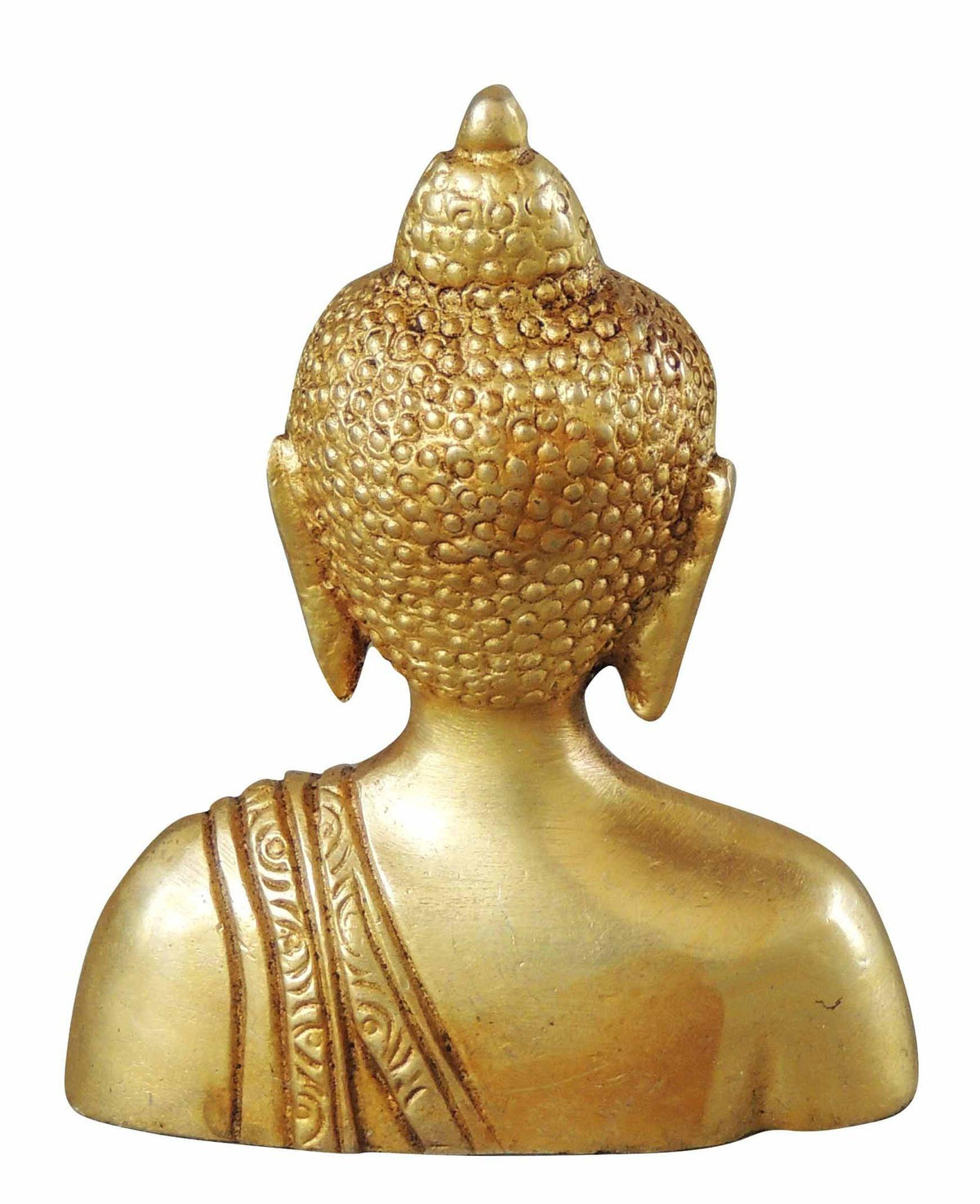 Brass Showpiece Buddha Half Statue - 3*1.5*4 inch (BS1073 D)