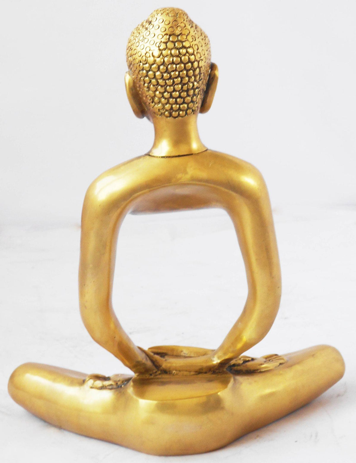 Brass Showpiece Buddha Invisible Statue - 8*2.5*10 Inch (BS1117 A)