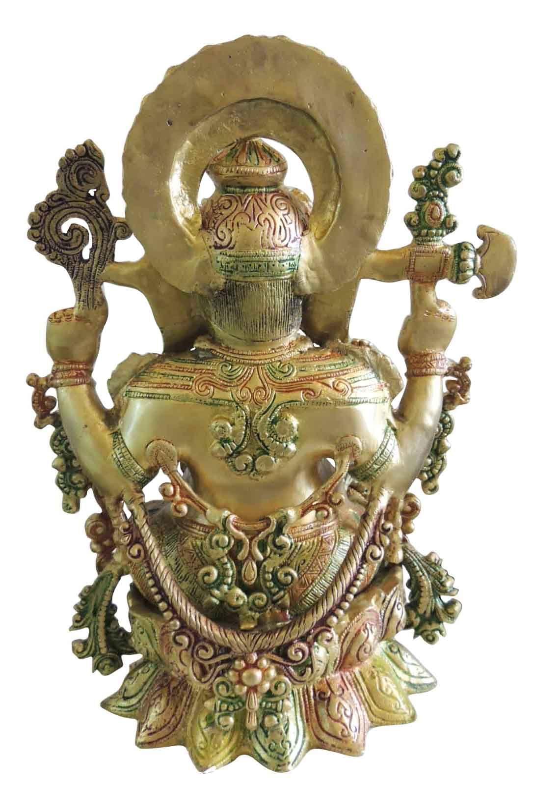 Brass Showpiece Ganesh Ji Statue - 11*8*16 inch (BS1124 G)