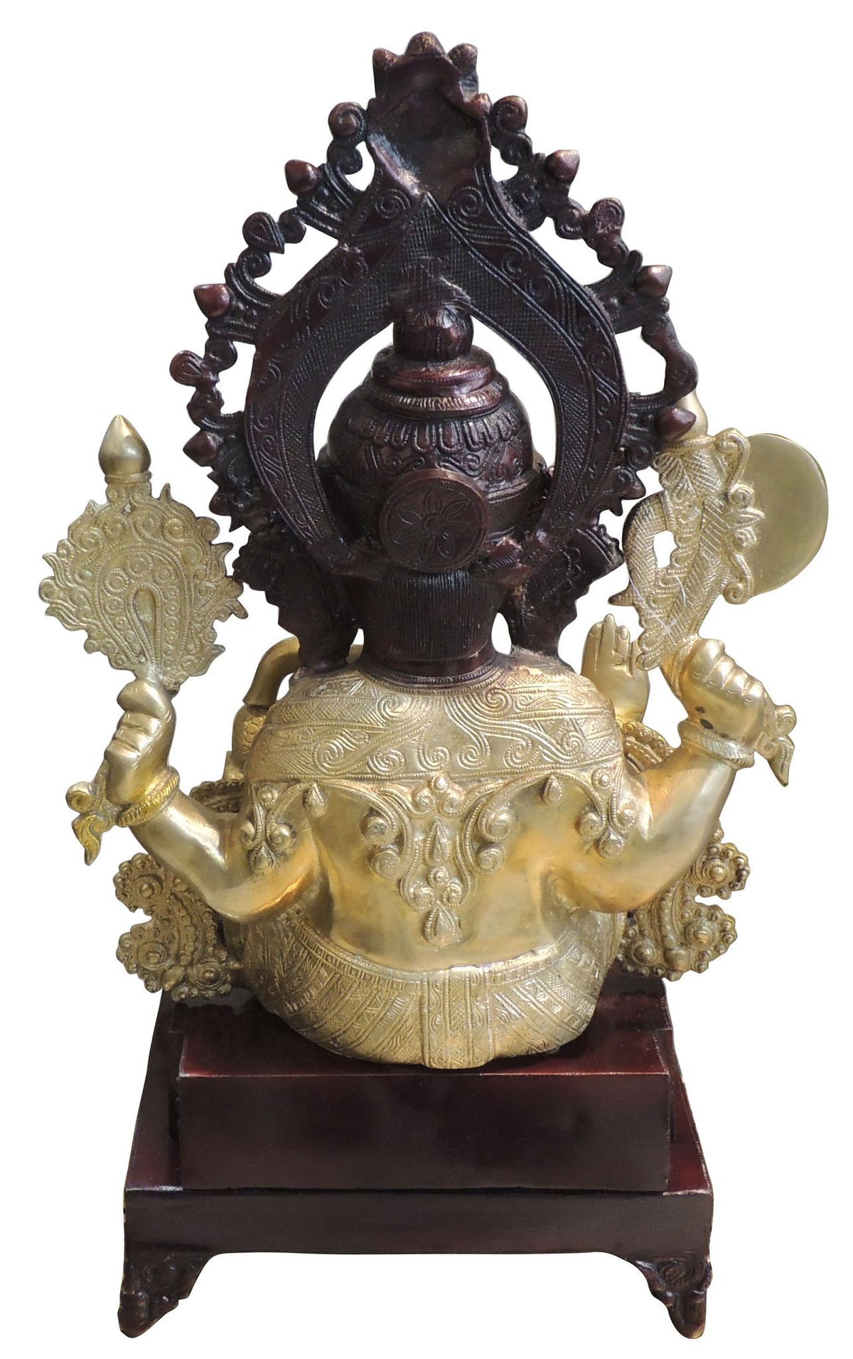 Brass Showpiece Ganesh Ji Statue - 15.5*9.5*27 Inch (BS1219 A)