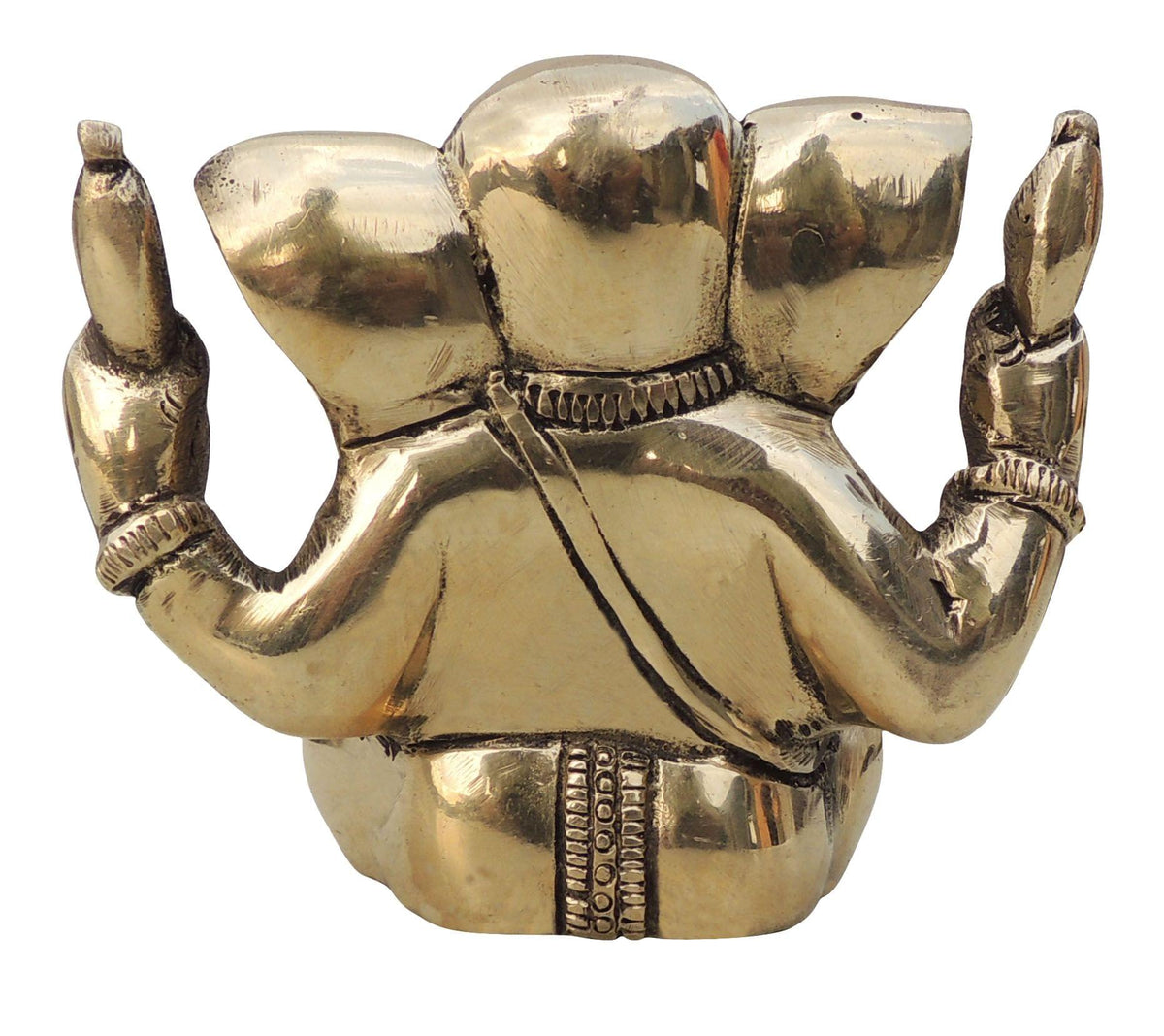 Brass Showpiece Ganesh Ji Statue -4*2.2*3.3 Inch (BS1241 D)