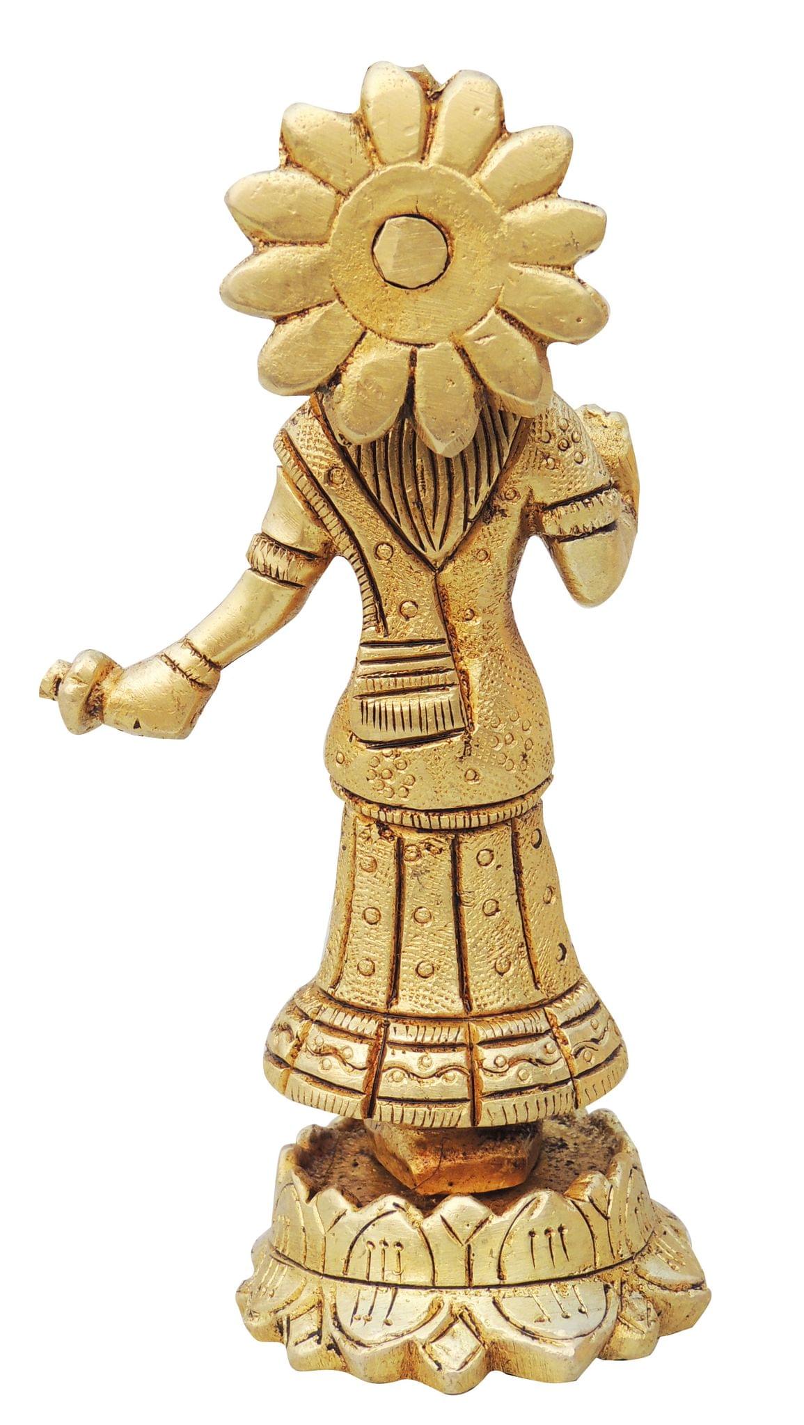 Brass Showpiece Radha Ji Statue - 2.5*2*5 inch (BS1263 R)