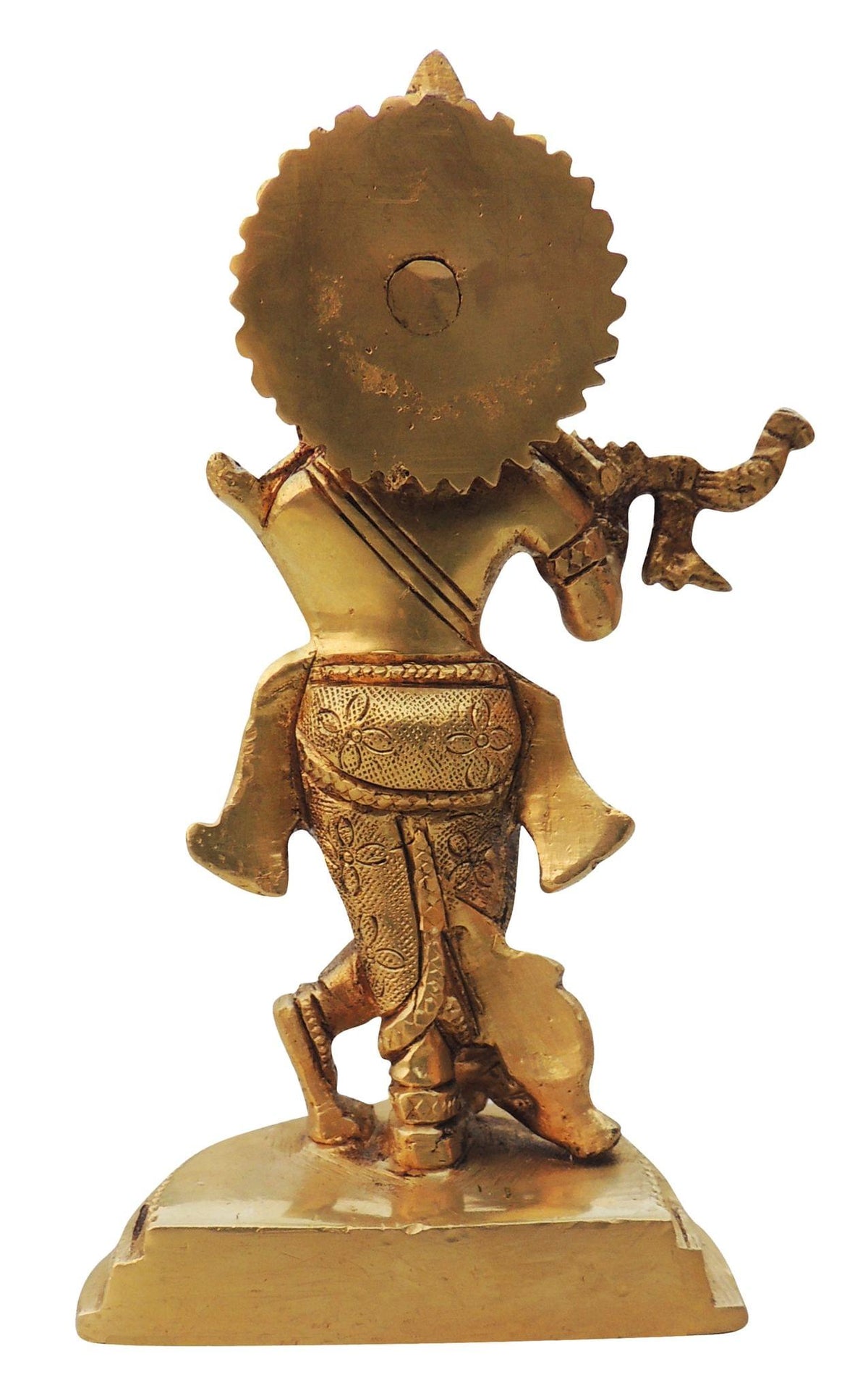 Brass Showpiece Krishna Ji God Idol Statue - 3.2*2.2*6 Inch (BS1331 C)