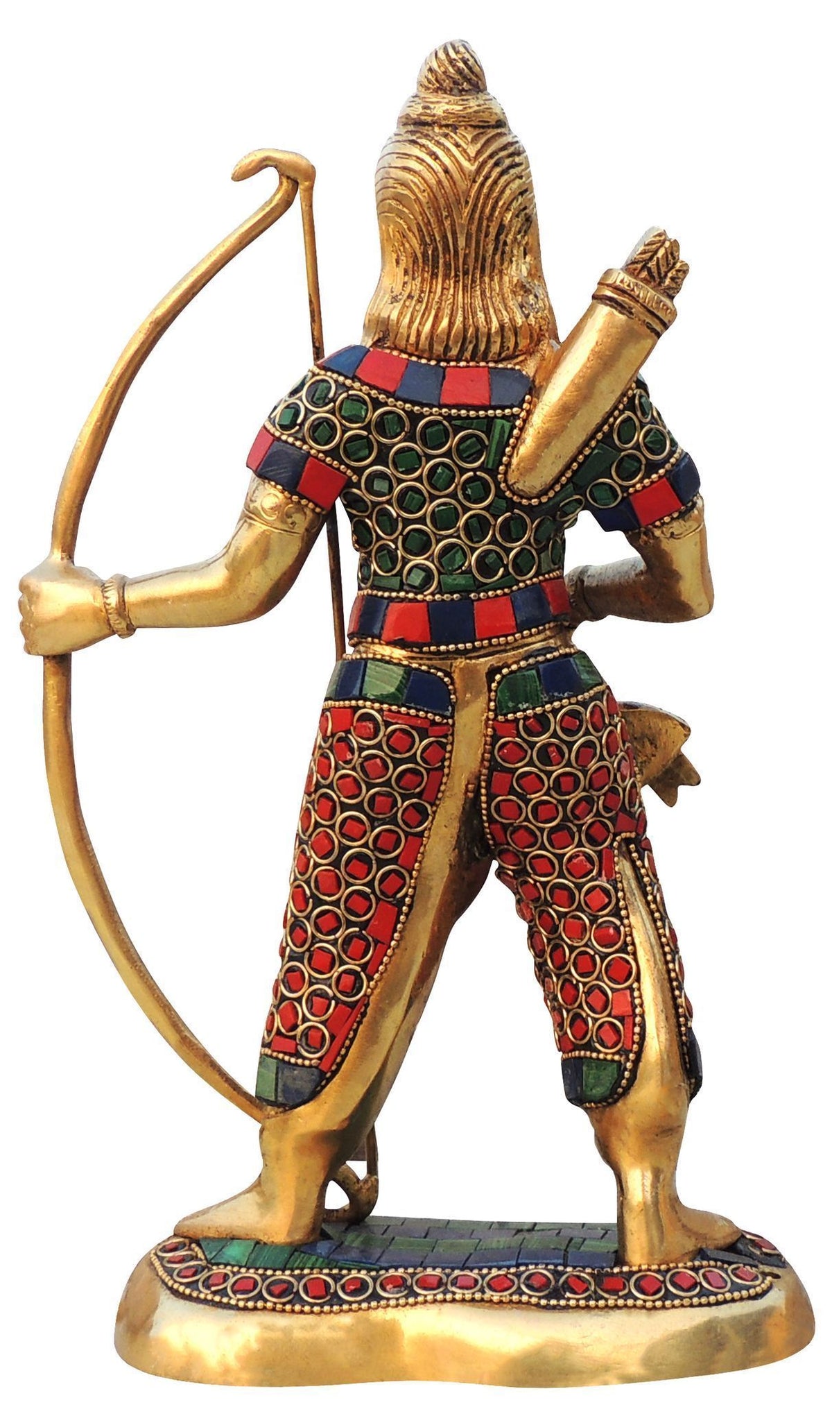 Brass Showpiece Ram Darbar God Idol Statue - 7.2*4.5*9 Inch (BS837 B)