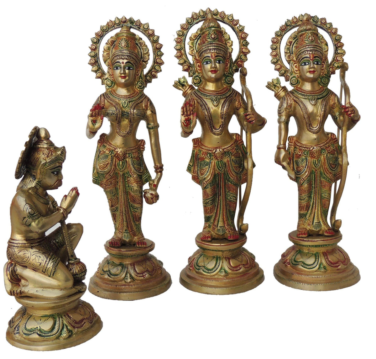 Brass Showpiece Ram Darbar God Idol Statue (BS1380 C)