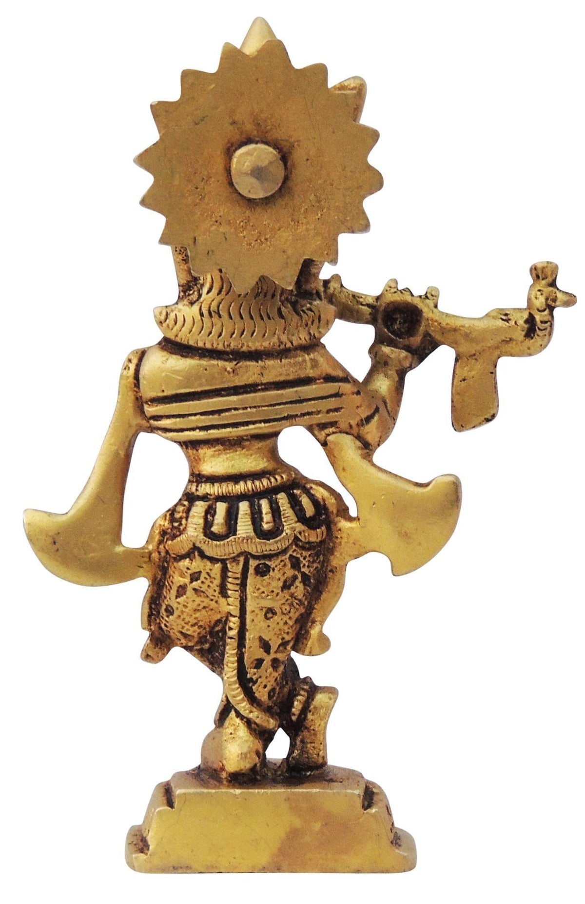 Brass showpiece Krishna Idol Statue - 2.5*1.5*4.5 Inches (BS1393 K)