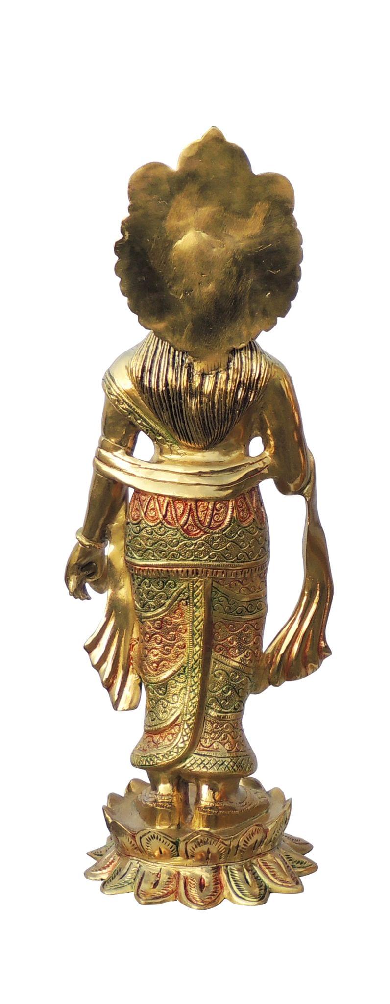 Brass Showpiece Laxman ji Idol statue - 10.5*9.2*29 Inches (BS1419 L)