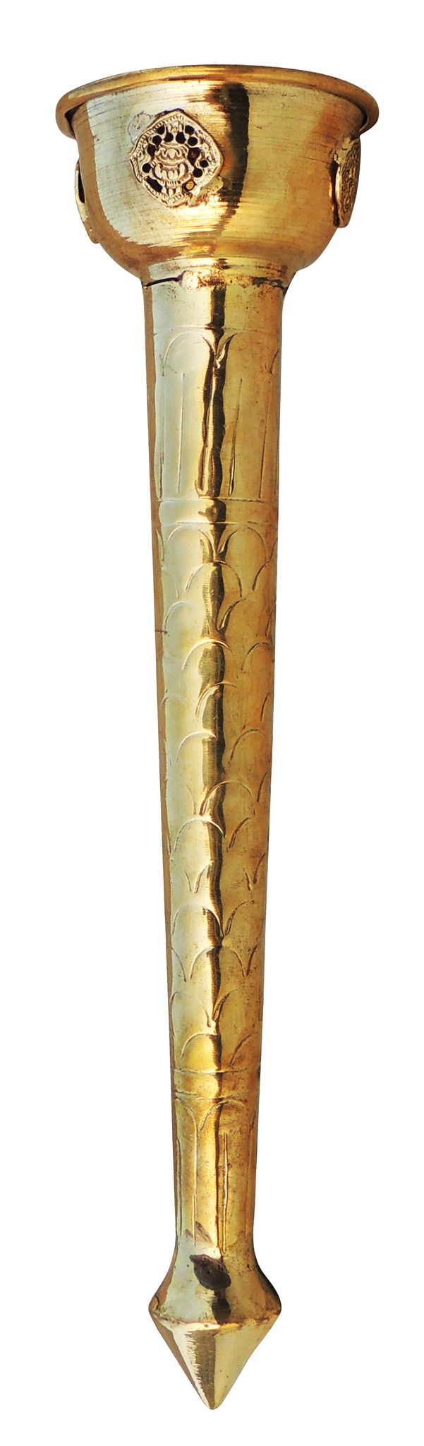 Brass Showpiece Mashal - 4.2*4.2*15 Inch (BS1435 E)