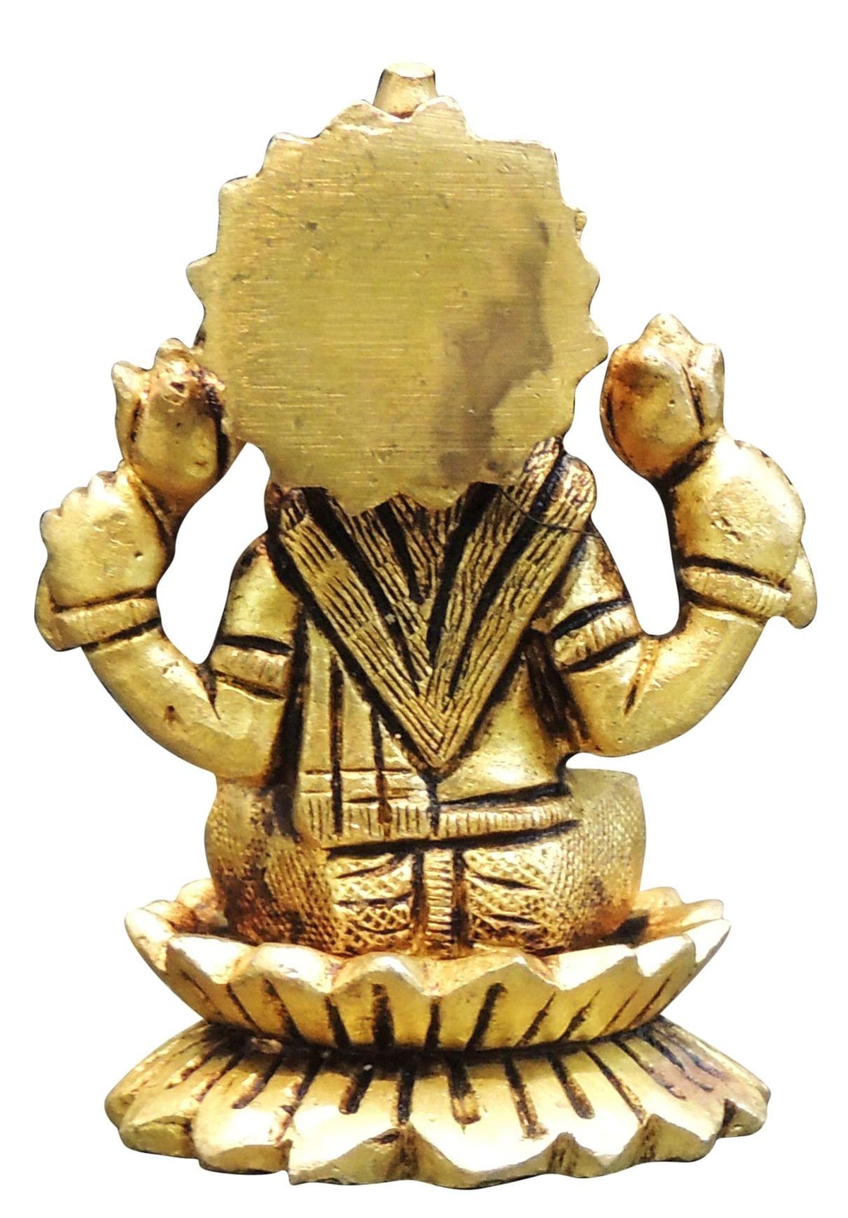 Brass Showpiece Laxmi Ji God Idol Statue - 2*1.7*3 Inch (BS1480 L)