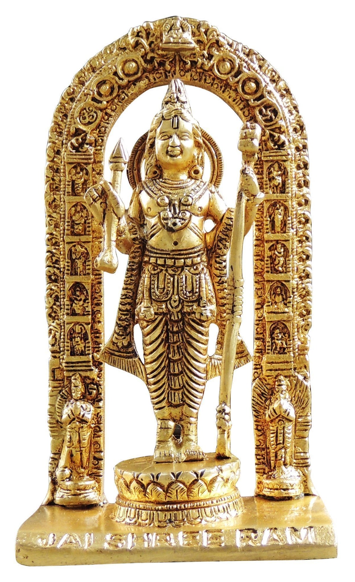 Brass Showpiece Ramlala God Idol Statue - 4*2.5*7 Inch (BS1717 F)