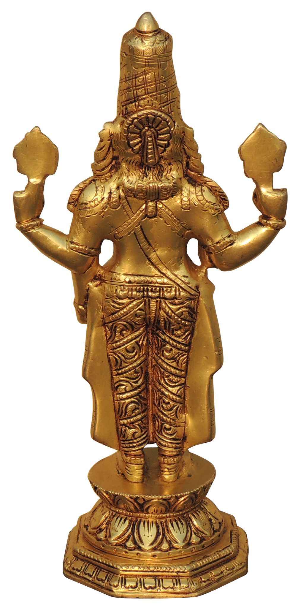 Brass Wall Hanging Showpiece Tirupati Balaji - 5.5*3.1*11.5 Inch (BS1770 E)