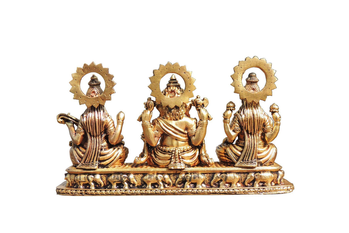Brass Showpiece LGS God Idol Statue - 5.5*1.2*3 Inch (BS1772 D)