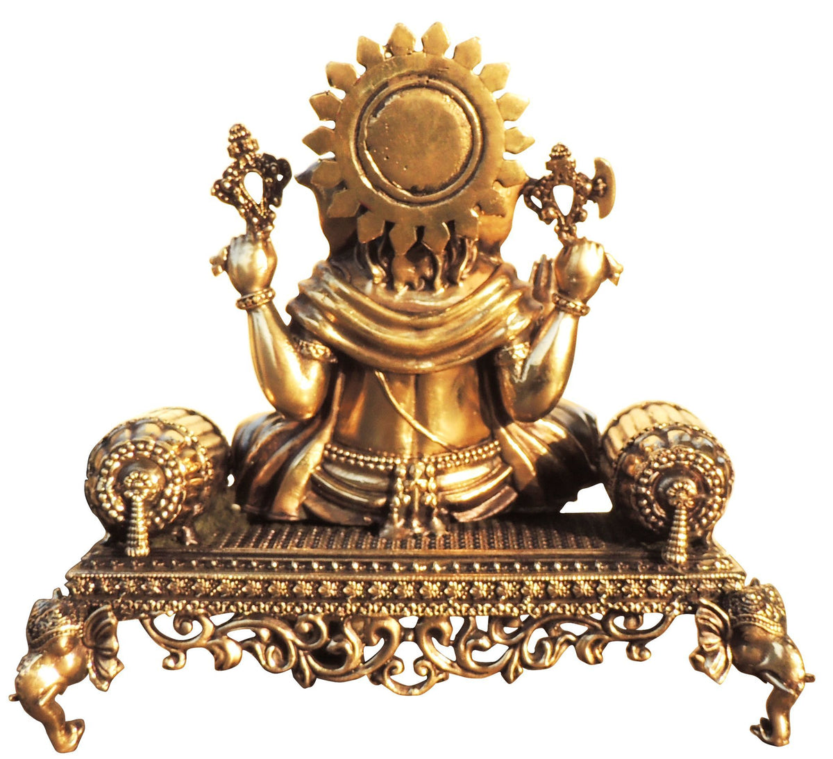 Brass Showpiece Ganesh Ji God Idol Statue - 8*4.2*7.5 Inch (BS1805 G)