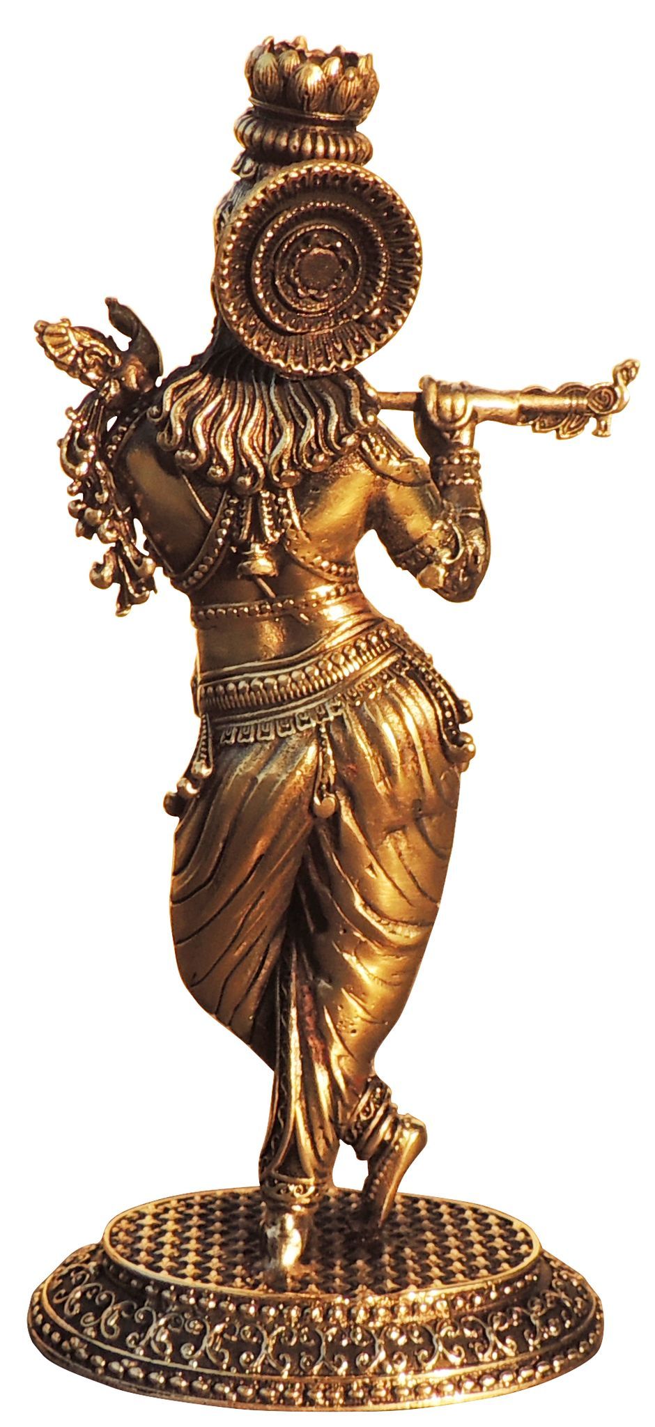 Brass Showpiece Krishna God Idol Statue - 3*2*6.2 Inch (BS1806 C)