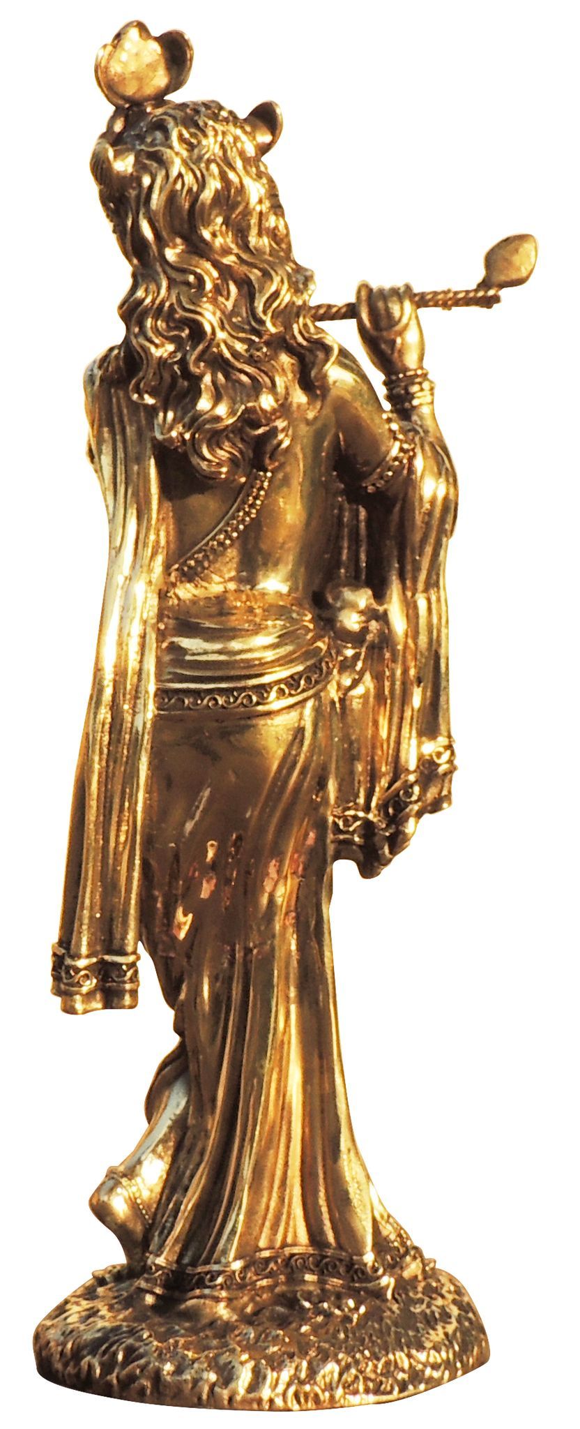 Brass Showpiece Krishna God Idol Statue - 3.5*3.2*10 Inch (BS1806 G)