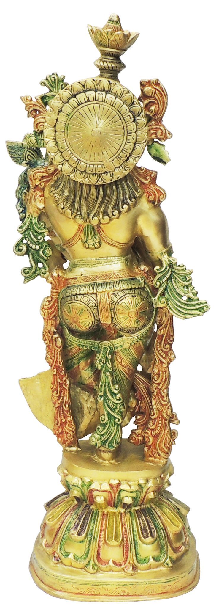 Brass Showpiece Radha God Idol Statue - 12*9*36 Inch (BS1815 R)