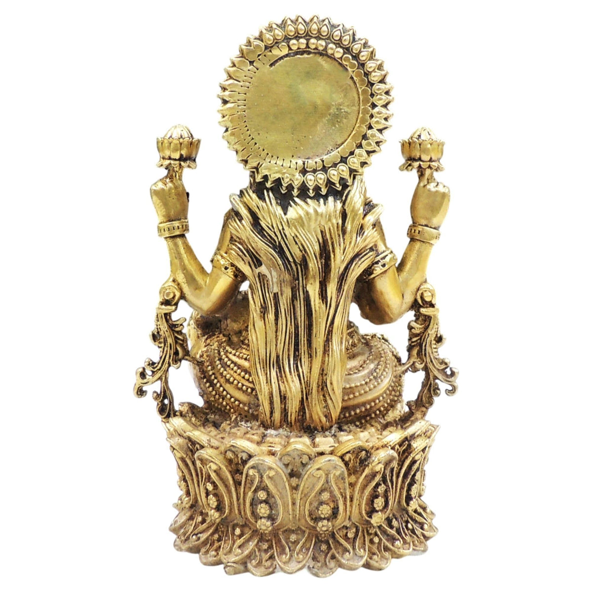 Brass Showpiece Laxmi Ji God Idol Statue - 3*3*5 Inch (BS1823 L)
