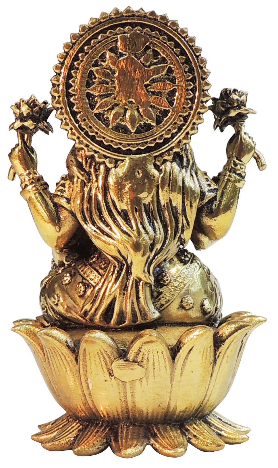 Brass Showpiece Laxmi Ji God Idol Statue - 2.2*2*4.5 Inch (BS1824 L)