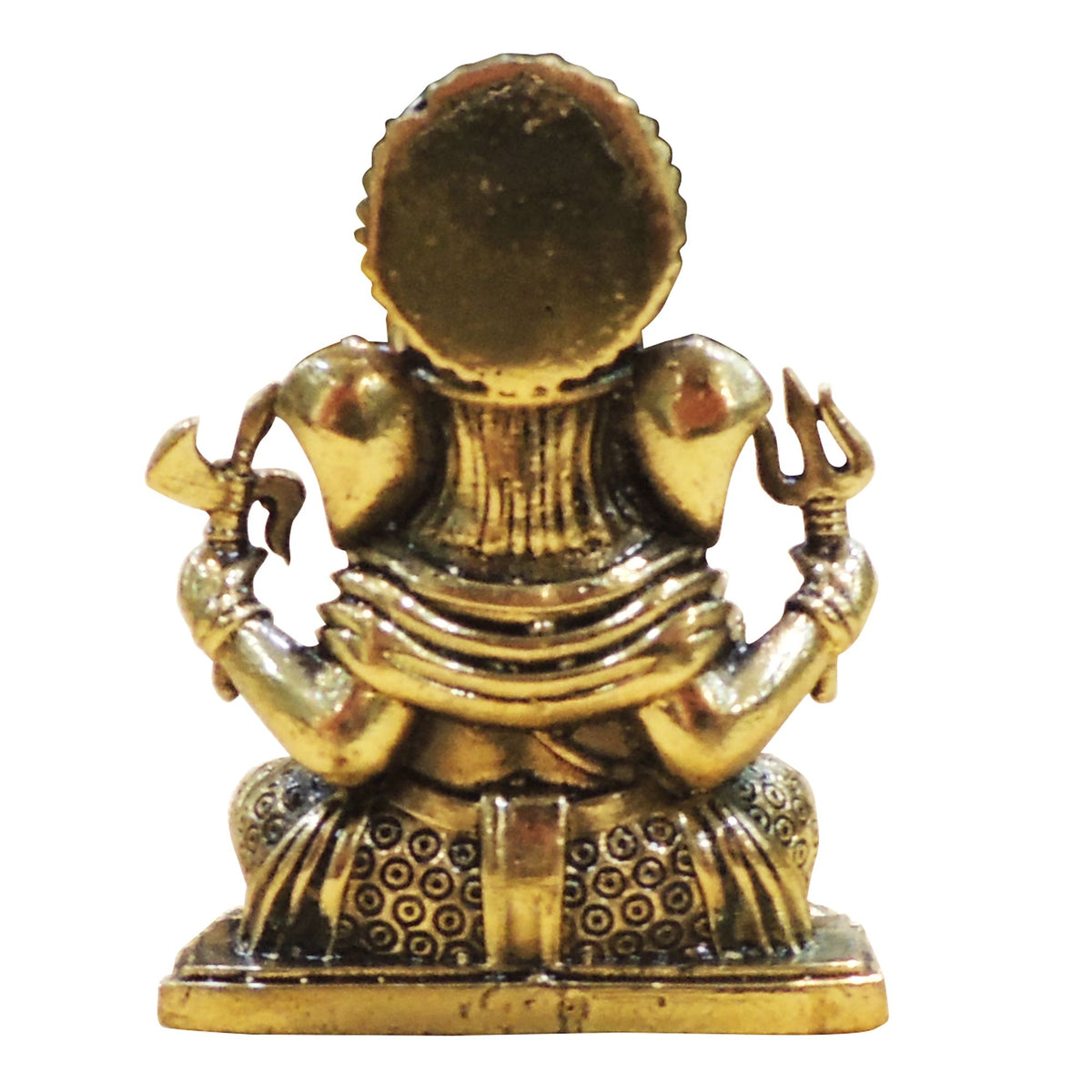Brass Showpiece Ganesh Ji God Idol Statue - 1.5*1*2 Inch (BS1851 G)