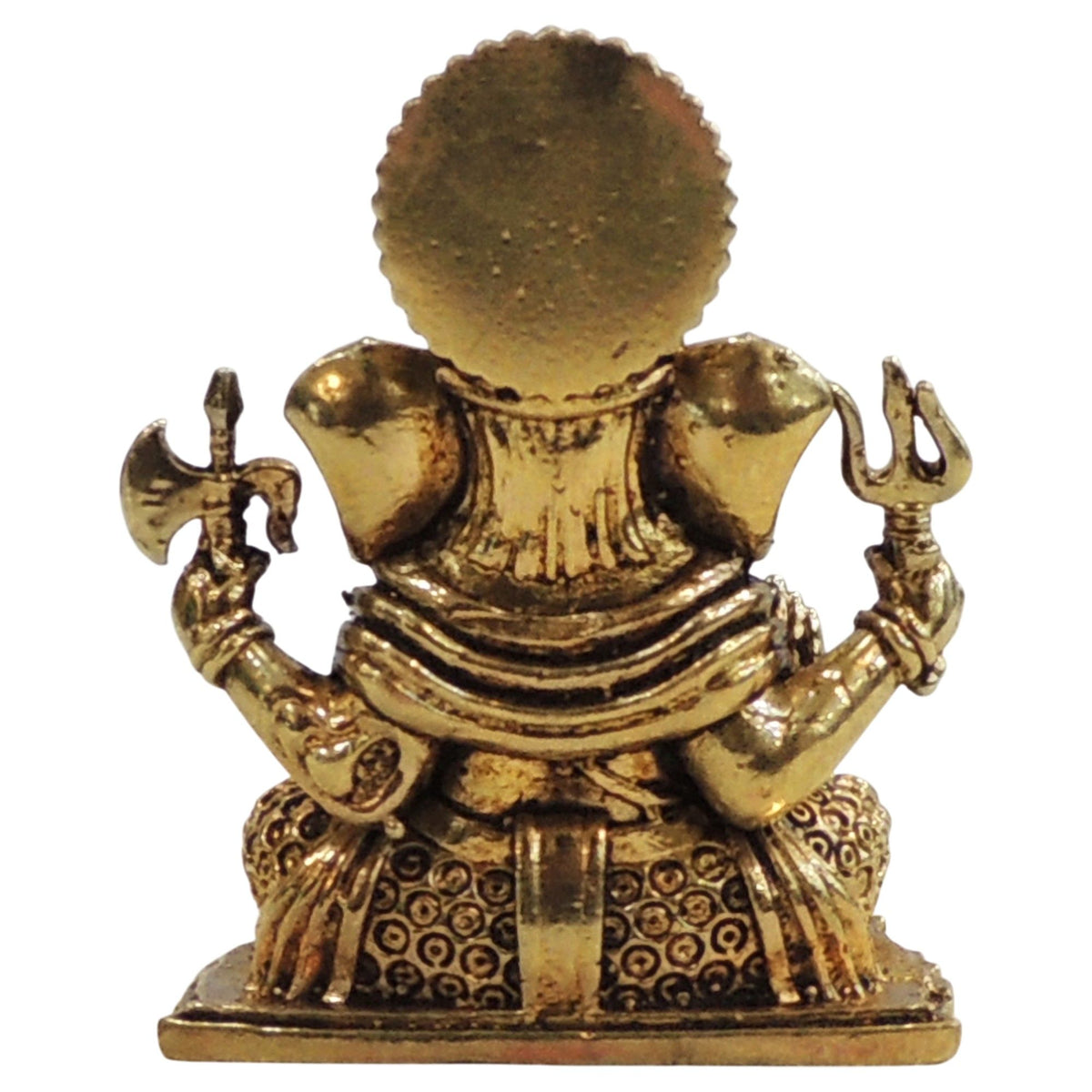Brass Showpiece Ganesh Ji God Idol Statue - 1.5*1.2*2 Inch (BS1851 K)