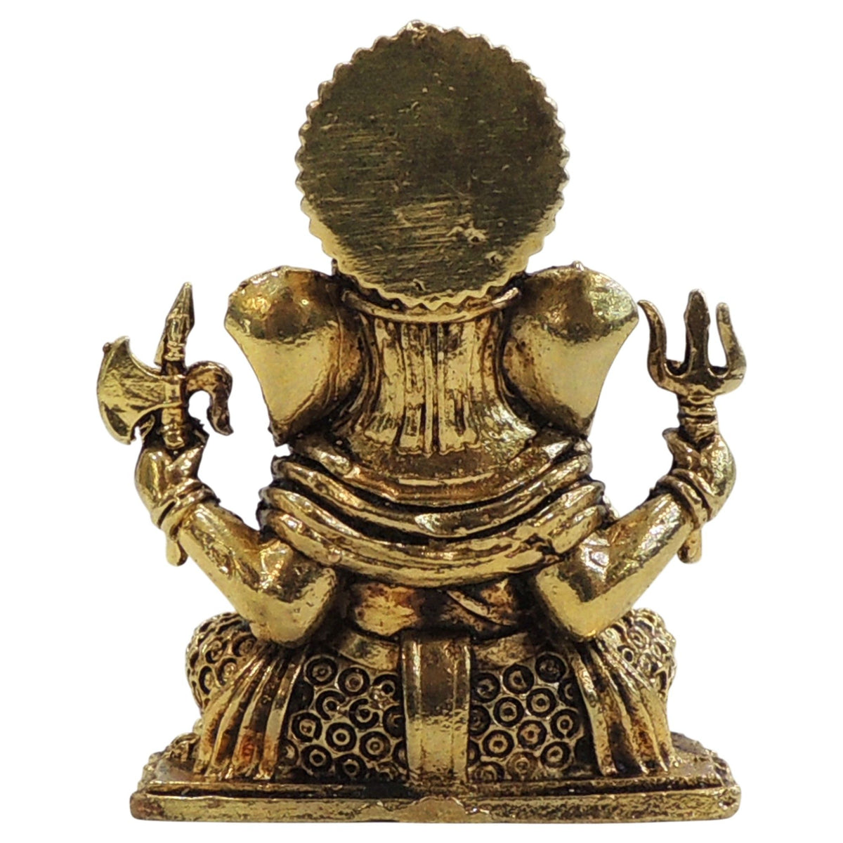 Brass Showpiece Ganesh Ji God Idol Statue - 2*1.5*2.5 Inch (BS1851 O)