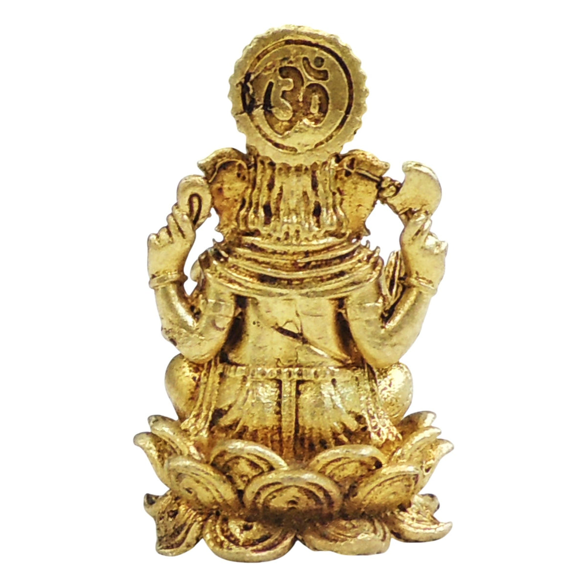 Brass Showpiece Ganesh Ji Statue - 1.5*1.5*2 Inch (BS1894 G)