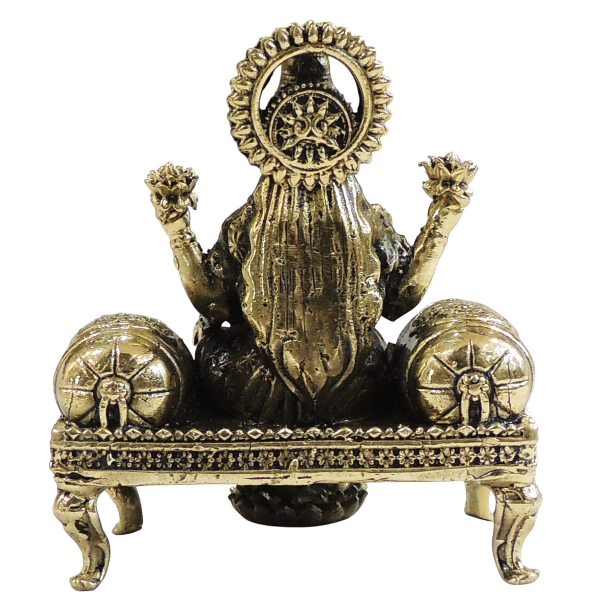 Brass Showpiece Laxmi Sofa Statue - 2.5*2*3 Inch (BS1908 L)