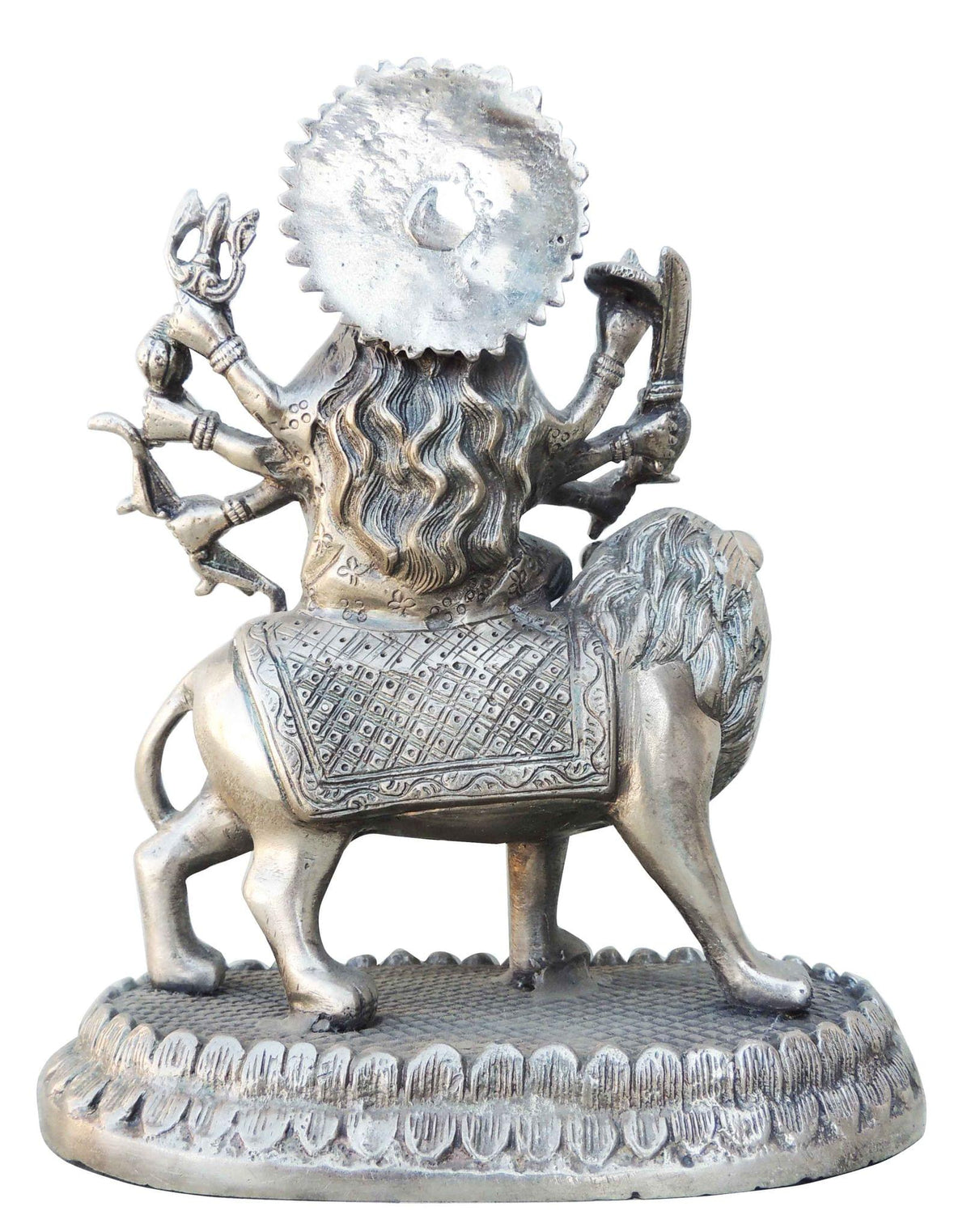 Brass Showpiece Durga Ji Statue Statue - 8*4.3*9.3 Inch (BS285)