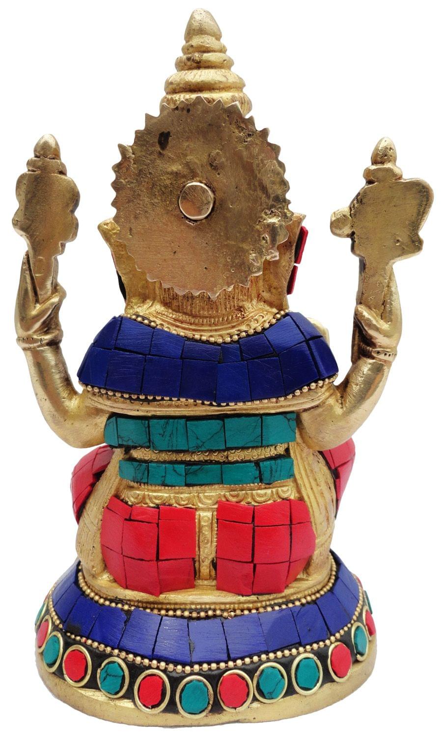 Ganeshji Stone-3.5*4*6.5 Inches (BS376)