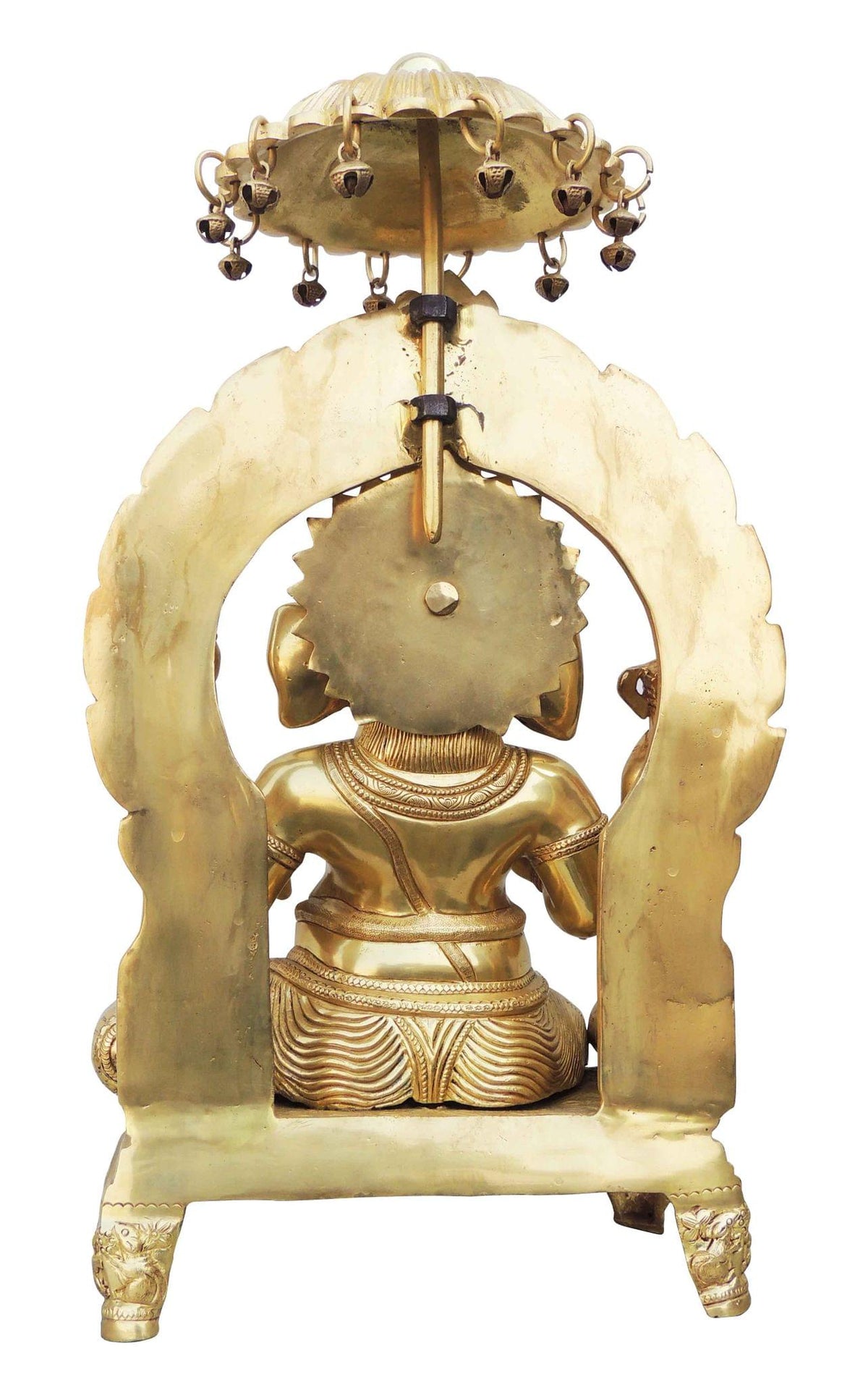 Brass Showpiece Umberala Ganesh Ji Statue - 12*10.2*18 Inch (BS383)