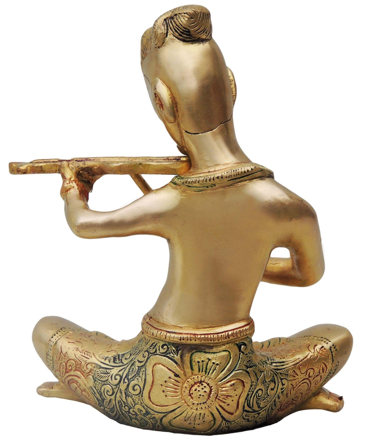 Brass Showpiece Rajasthani Violin Statue - 6.5*3.5*8.5 Inch (BS479 D)