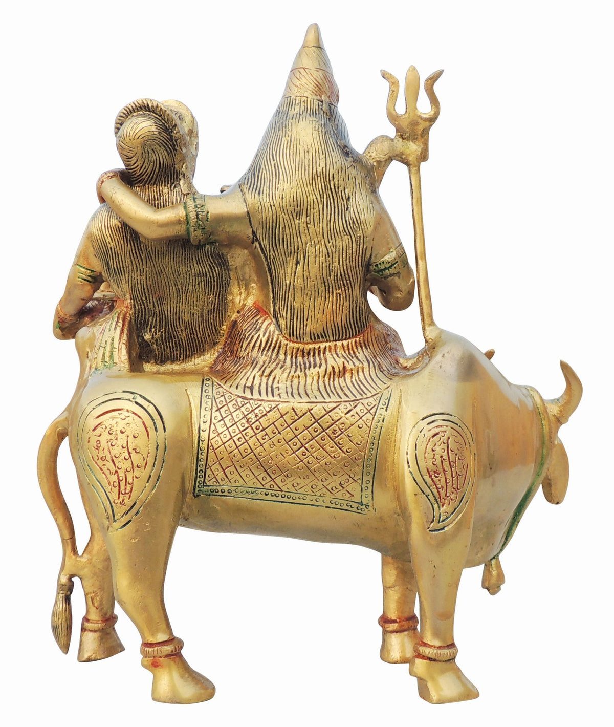 Brass Showpiece Shiv Parivar God Idol Statue - 9.5*4*11 Inch (BS493 C)