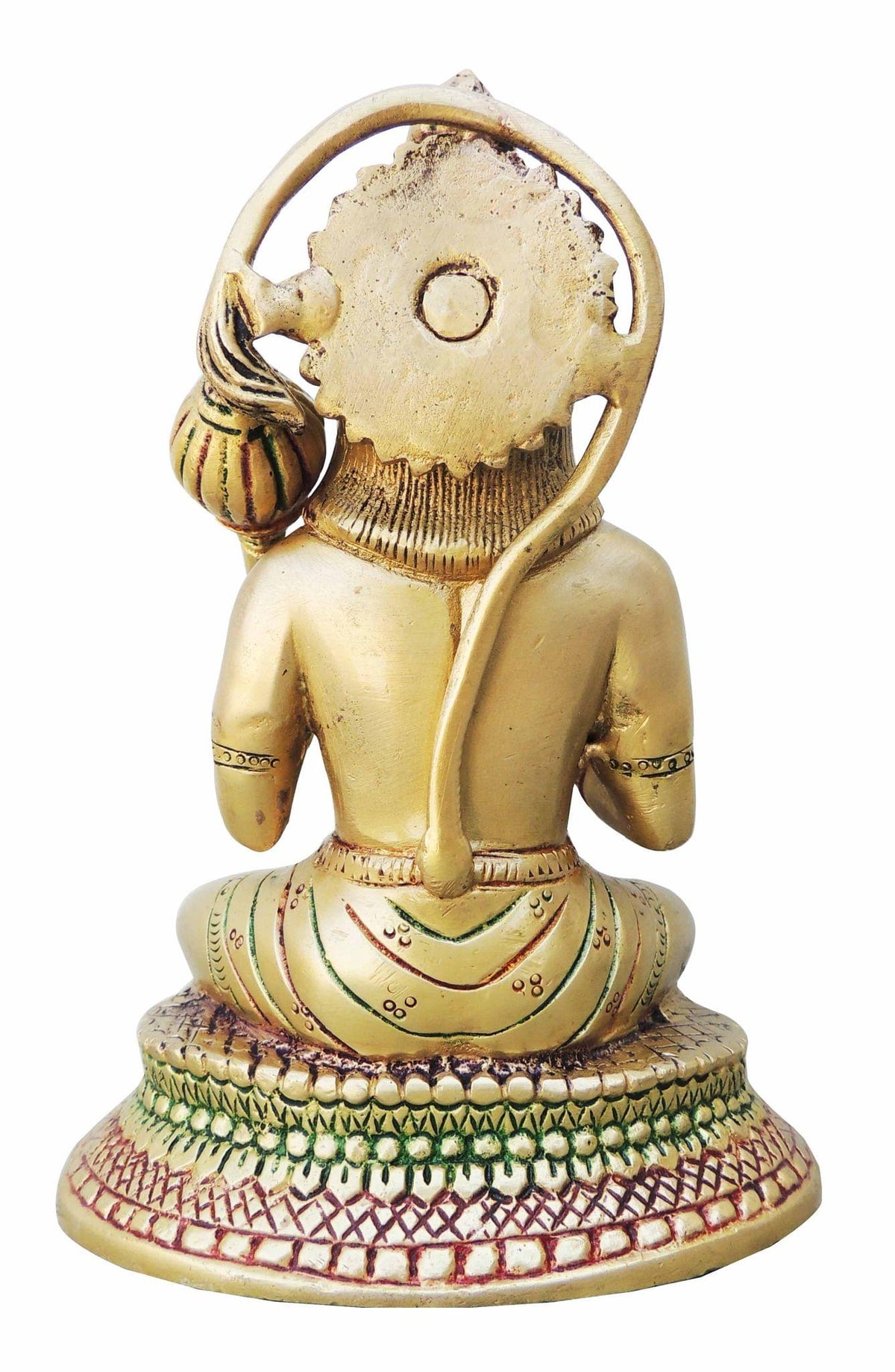 Brass Showpiece Hanuman Ji Statue - 5.2*3.3*7.3 Inch (BS499 C)