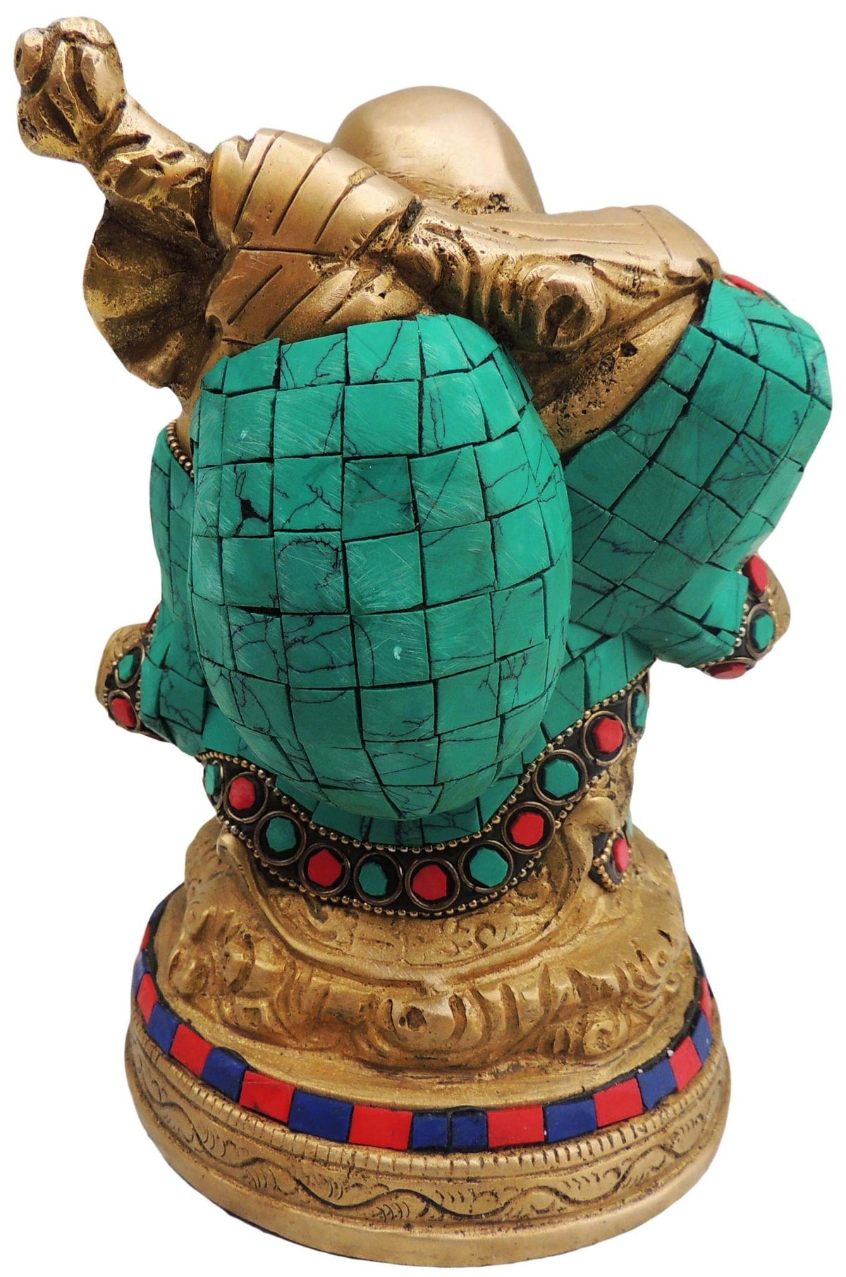 Brass Showpiece Laughing Buddha Statue - 5*4*7 Inch (BS529)