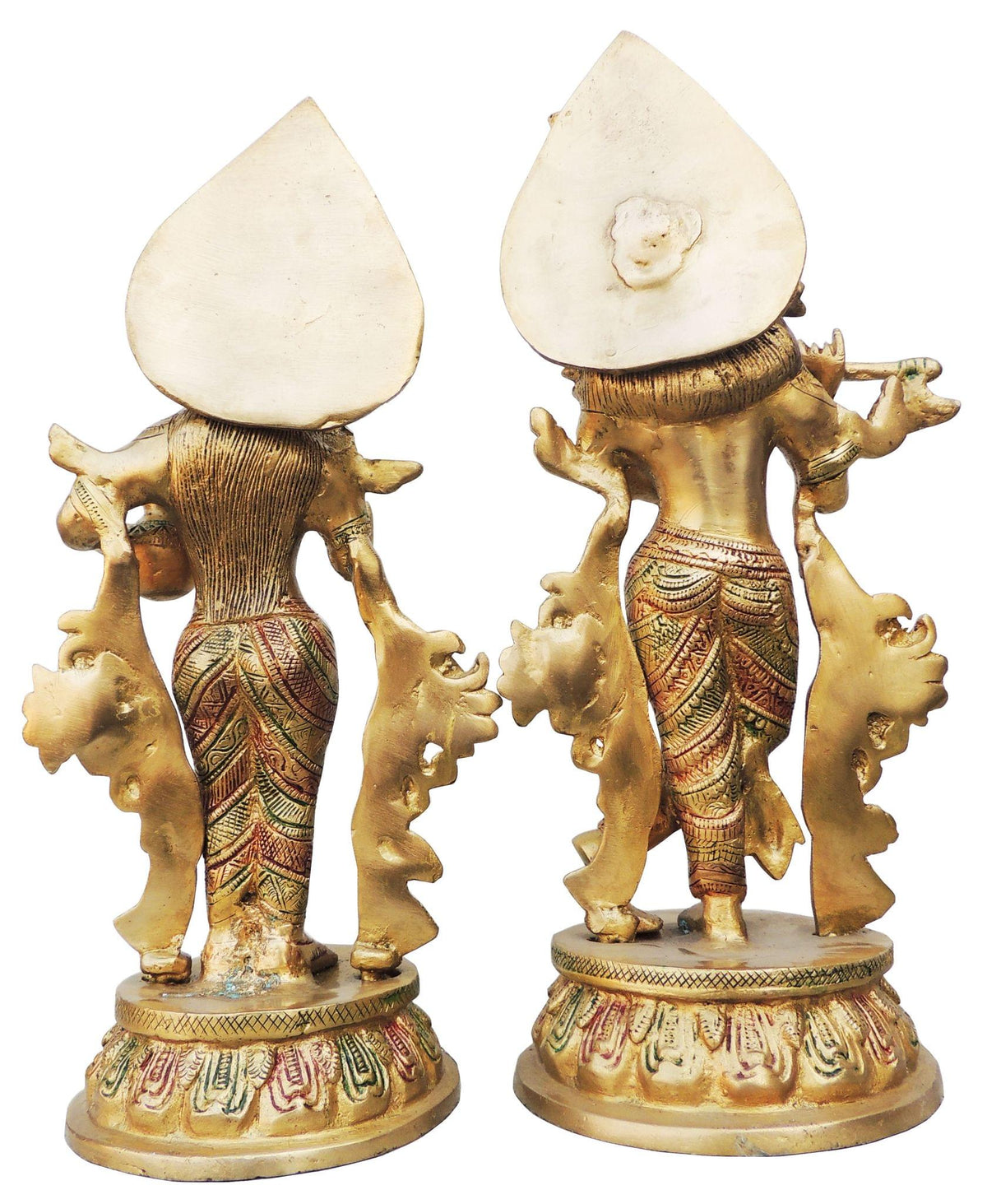 Brass Showpiece Radha Krishna God Idol Statue - 12*5.3*13 inch (BS616 A)