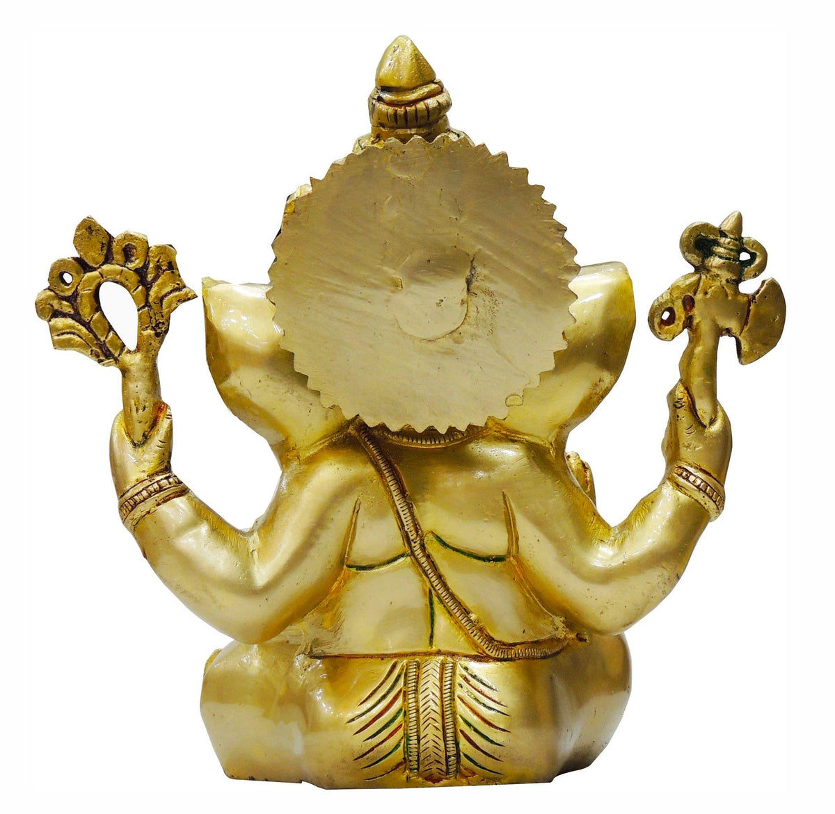 Brass Showpiece Ganesh Ji God Idol Statue - 9.5*4.5*9 inch (BS668 B)