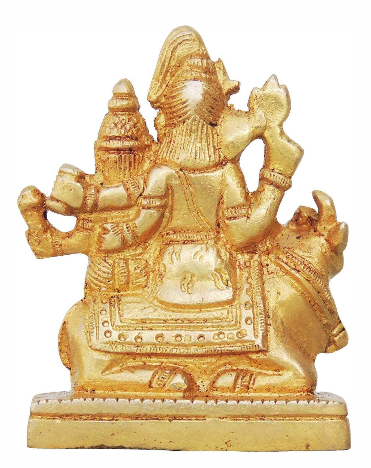 Brass Showpiece Shiv Parivar Idol Statue - 2.5*1.5*3.5 inch (BS760 B)